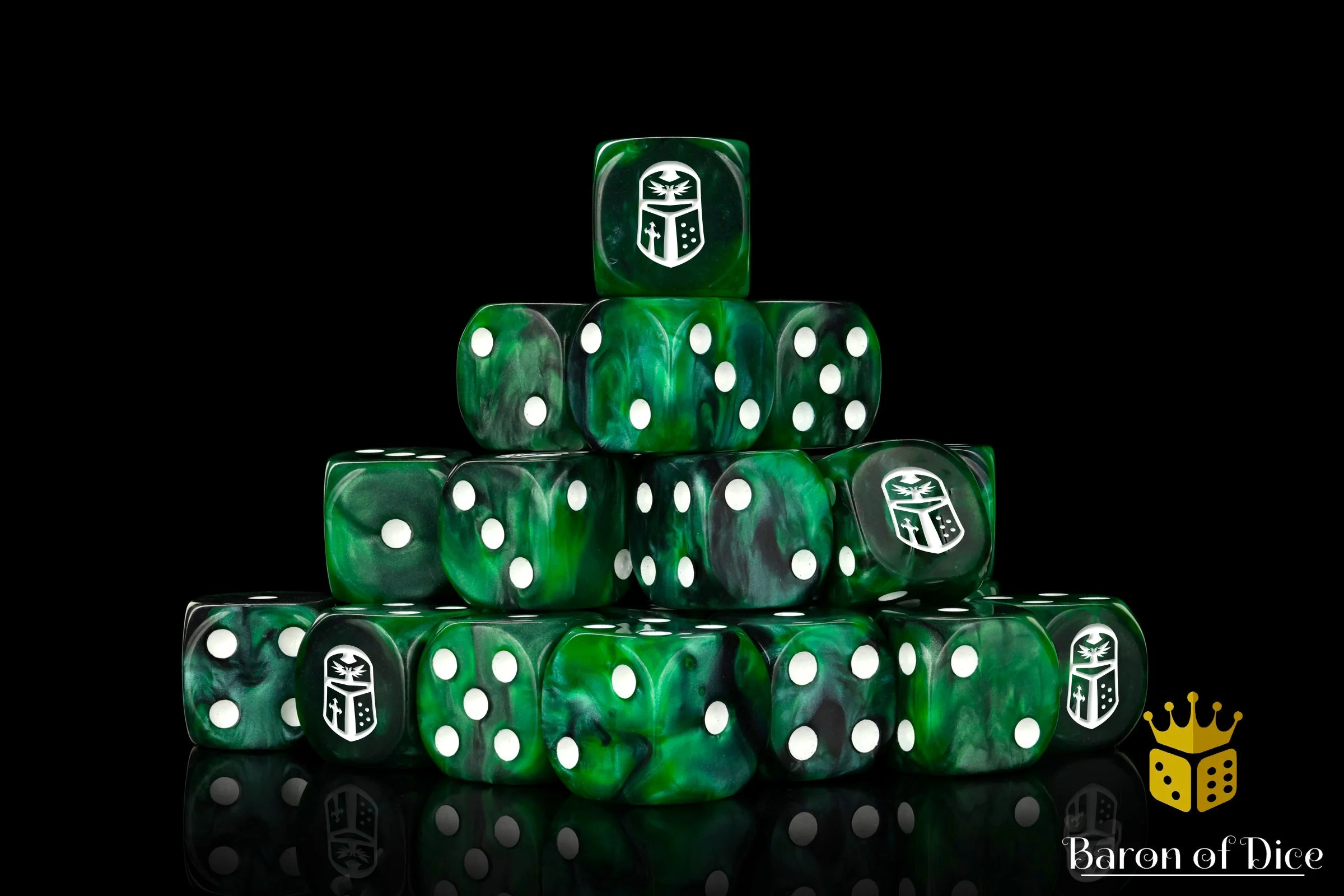 Imperial Helm 16Mm Dice - Green - Image 6