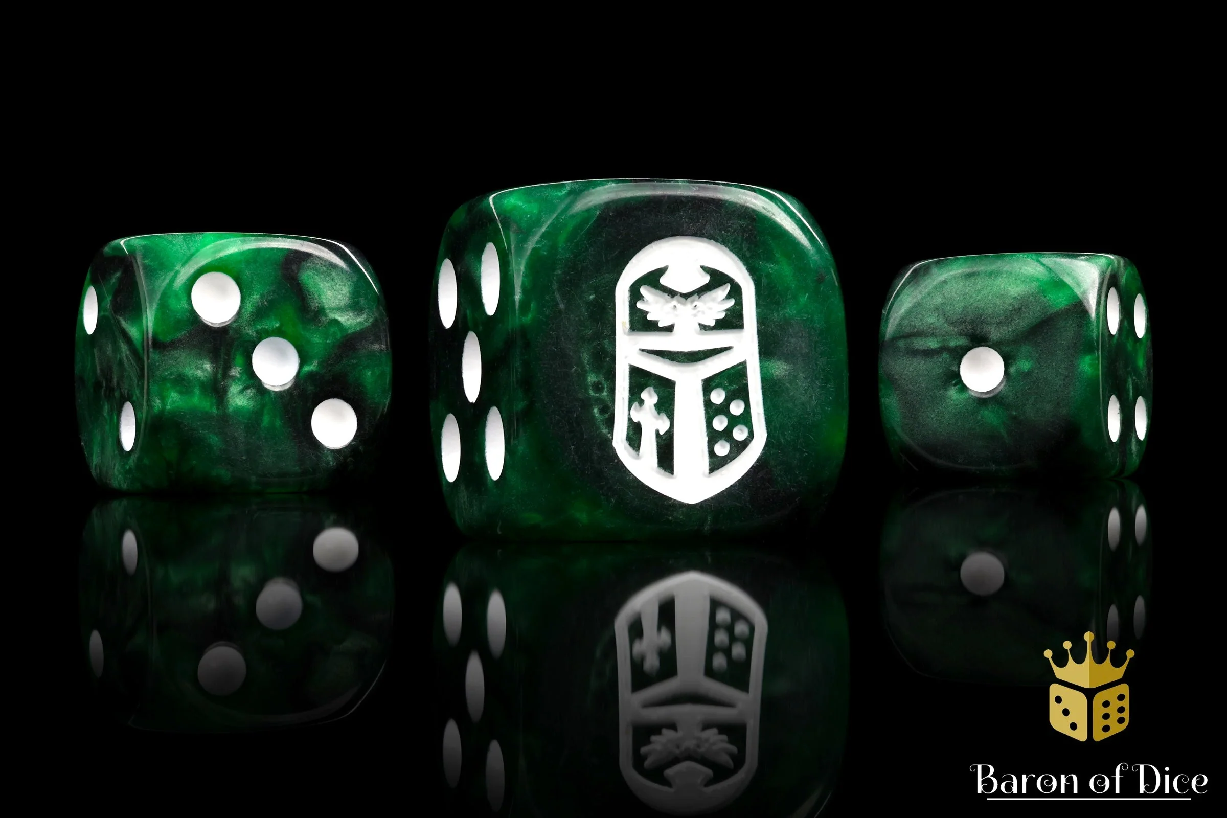 Imperial Helm 16Mm Dice - Green - Image 8