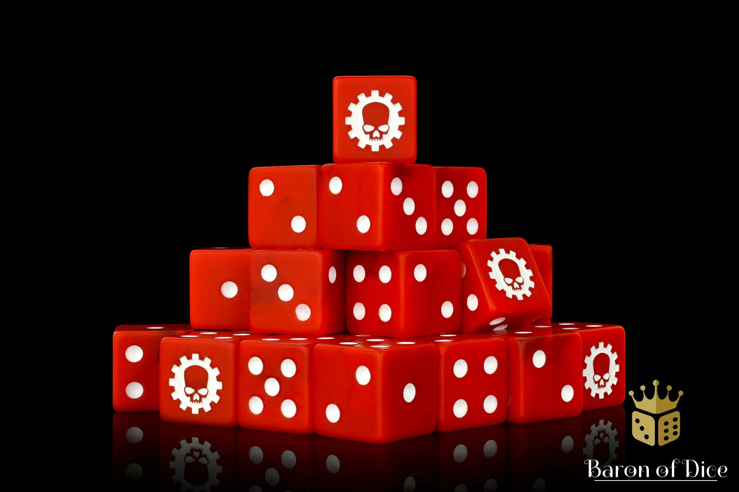 Martian Red, 16Mm Dice - Image 4