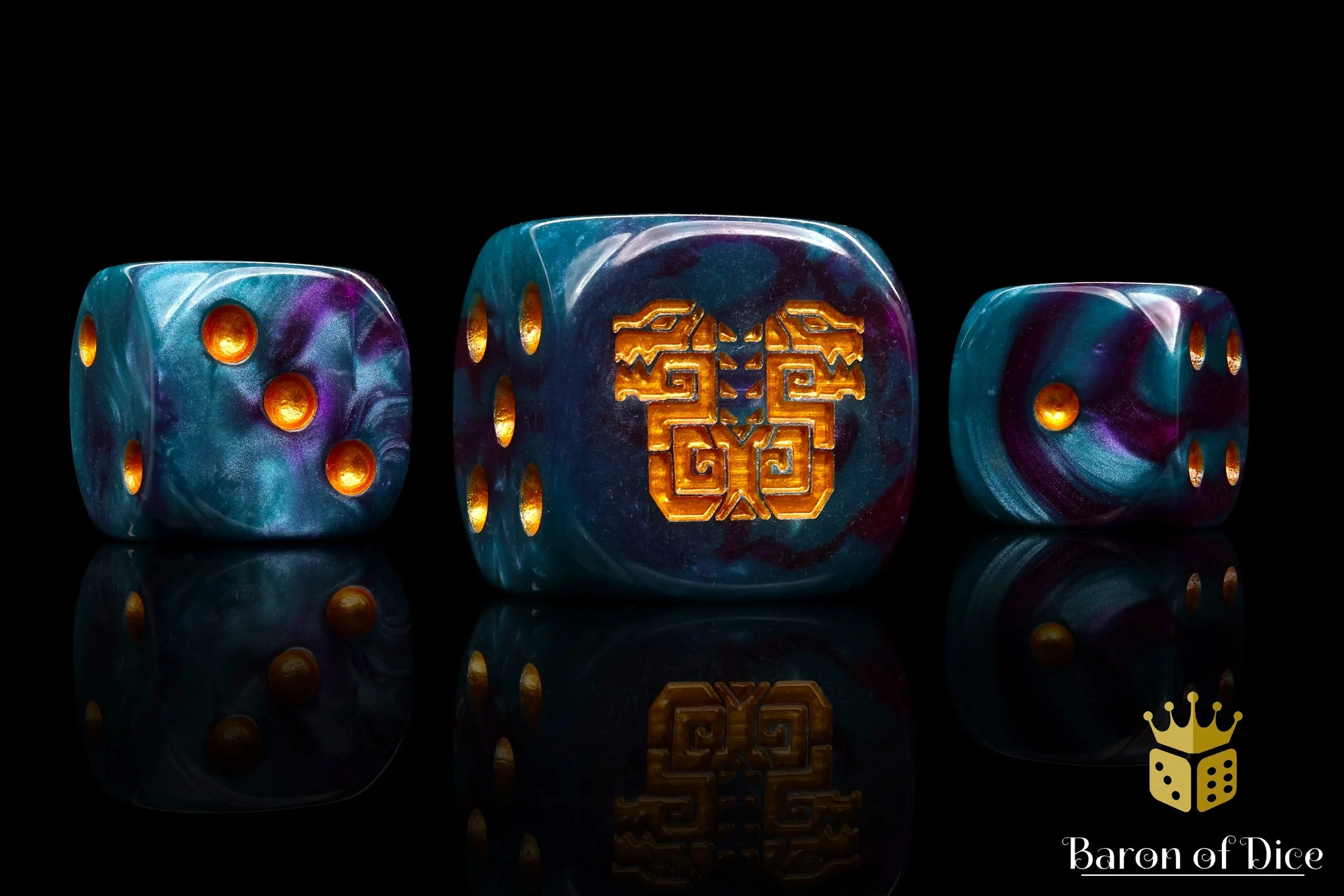 Mayan Lizard, Dice - Image 4