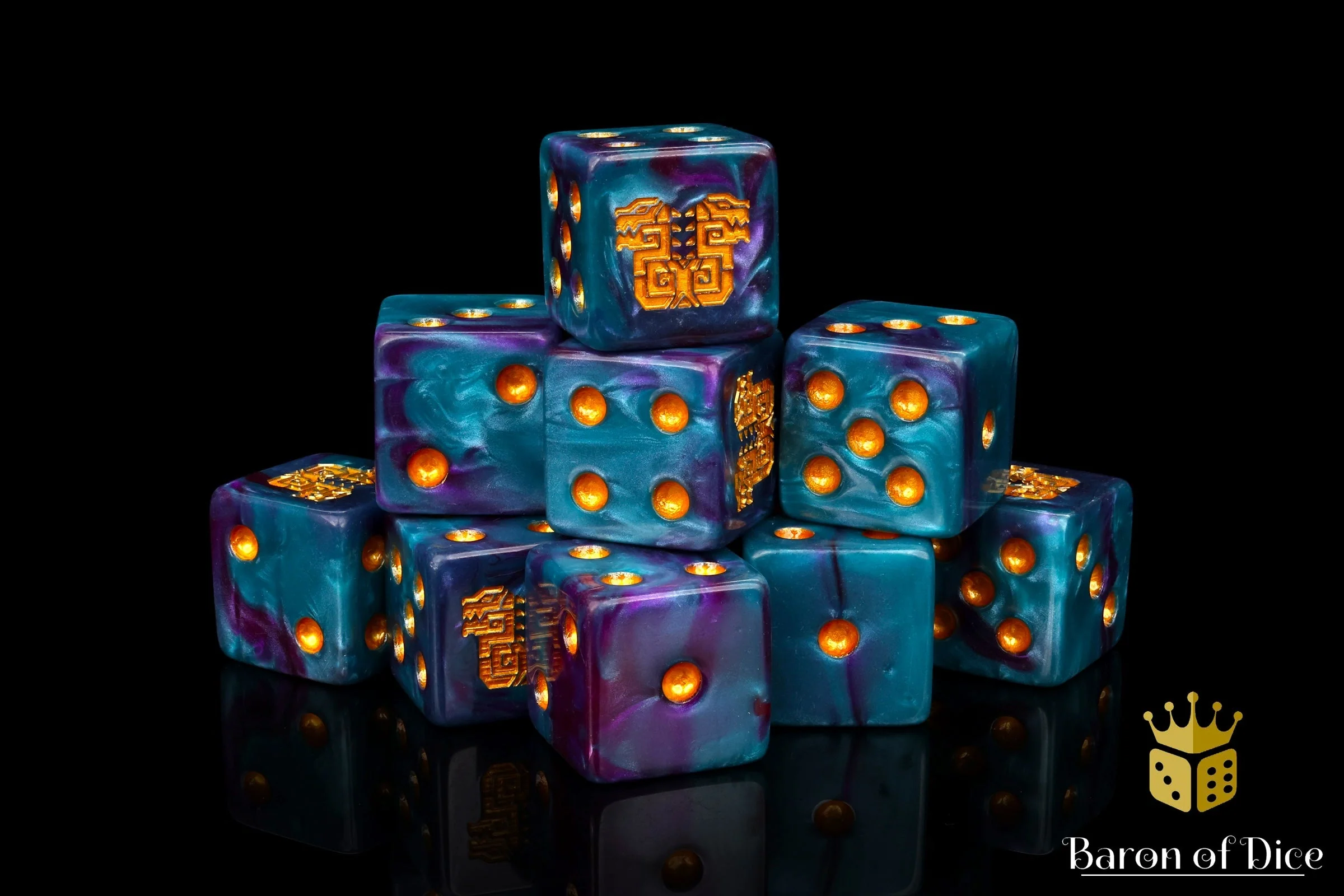 Mayan Lizard, Dice - Image 5