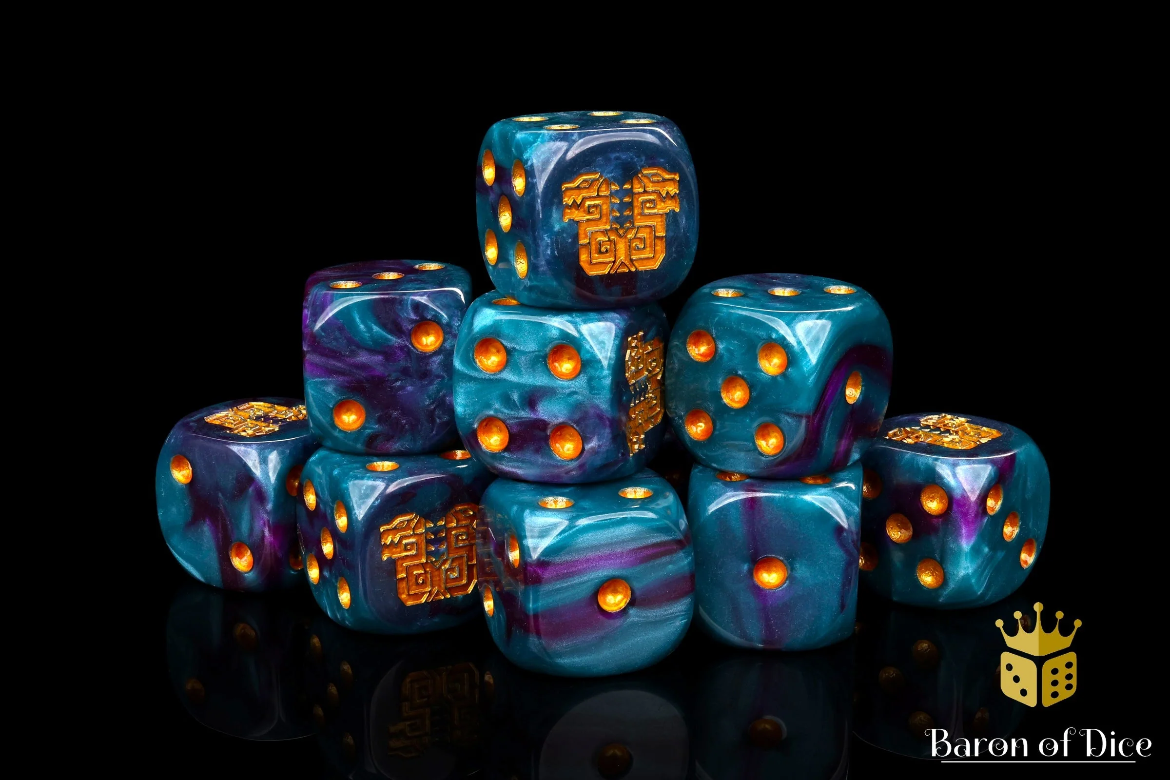 Mayan Lizard, Dice - Image 6