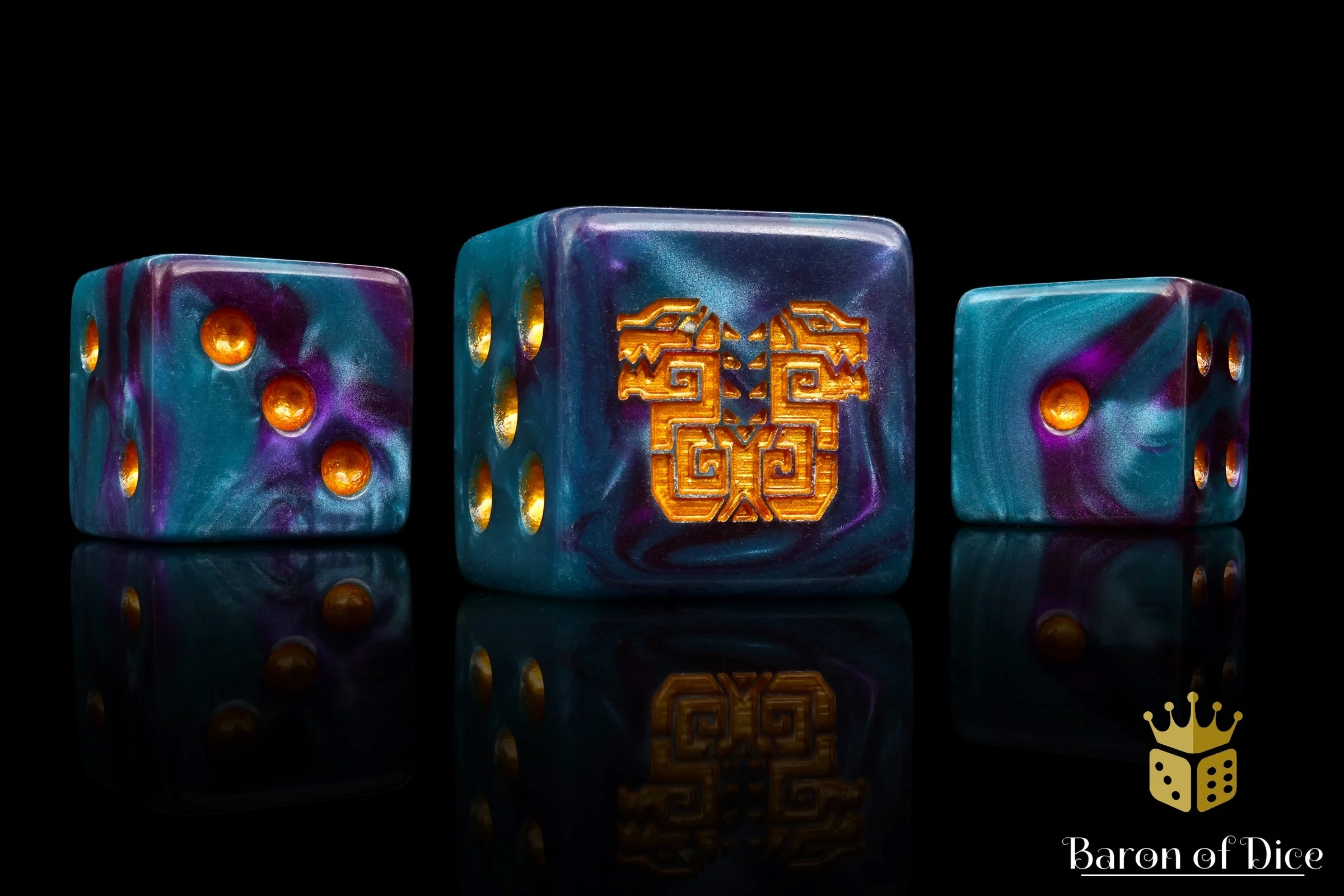 Mayan Lizard, Dice - Image 7