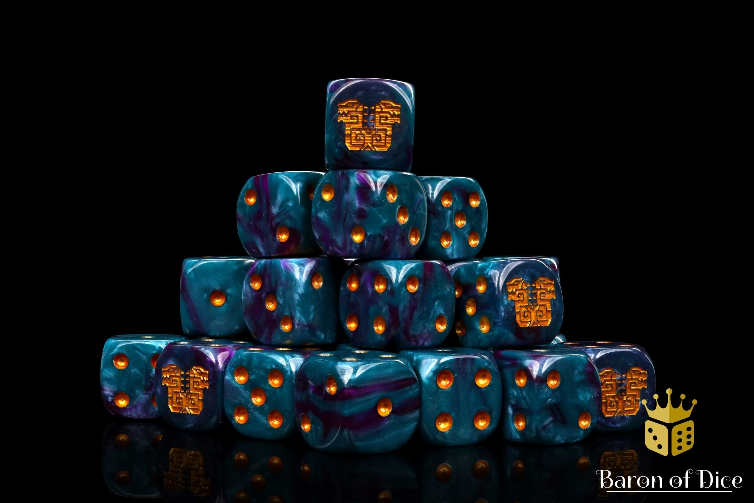 Mayan Lizard, Dice - Image 8