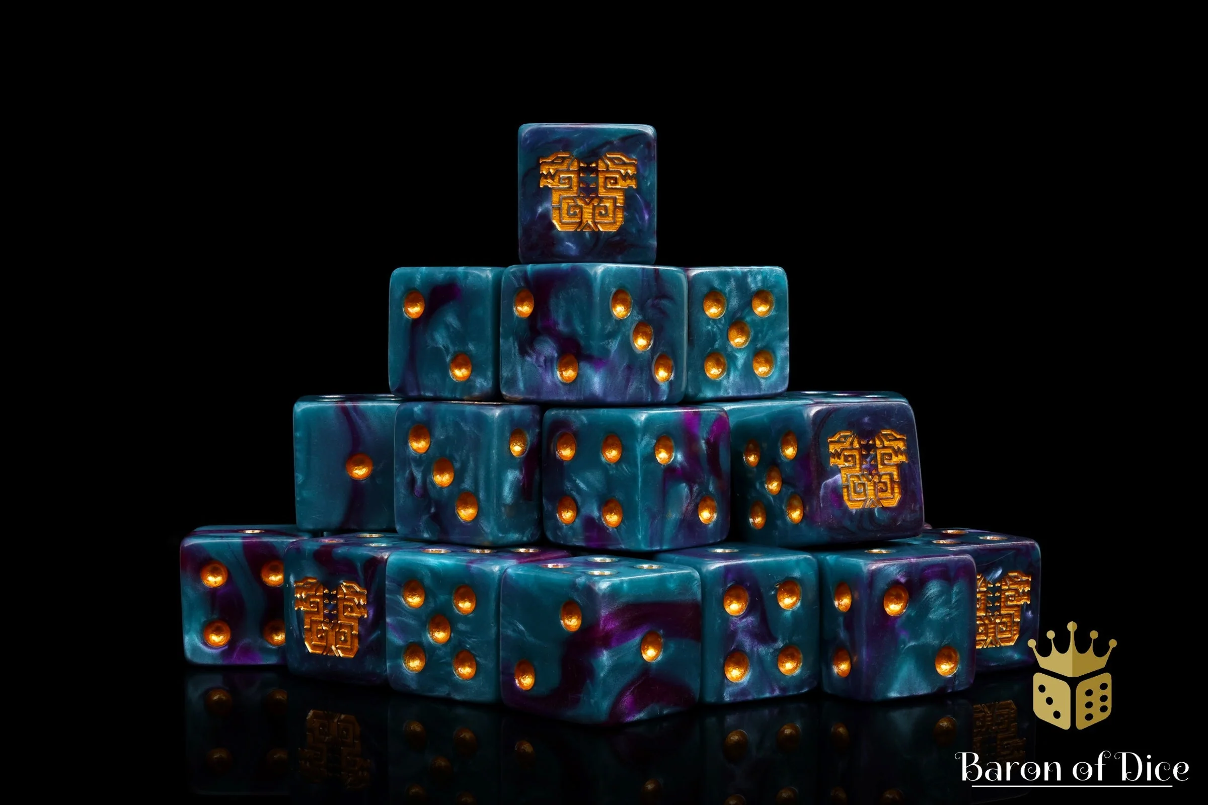 Mayan Lizard, Dice - Image 9