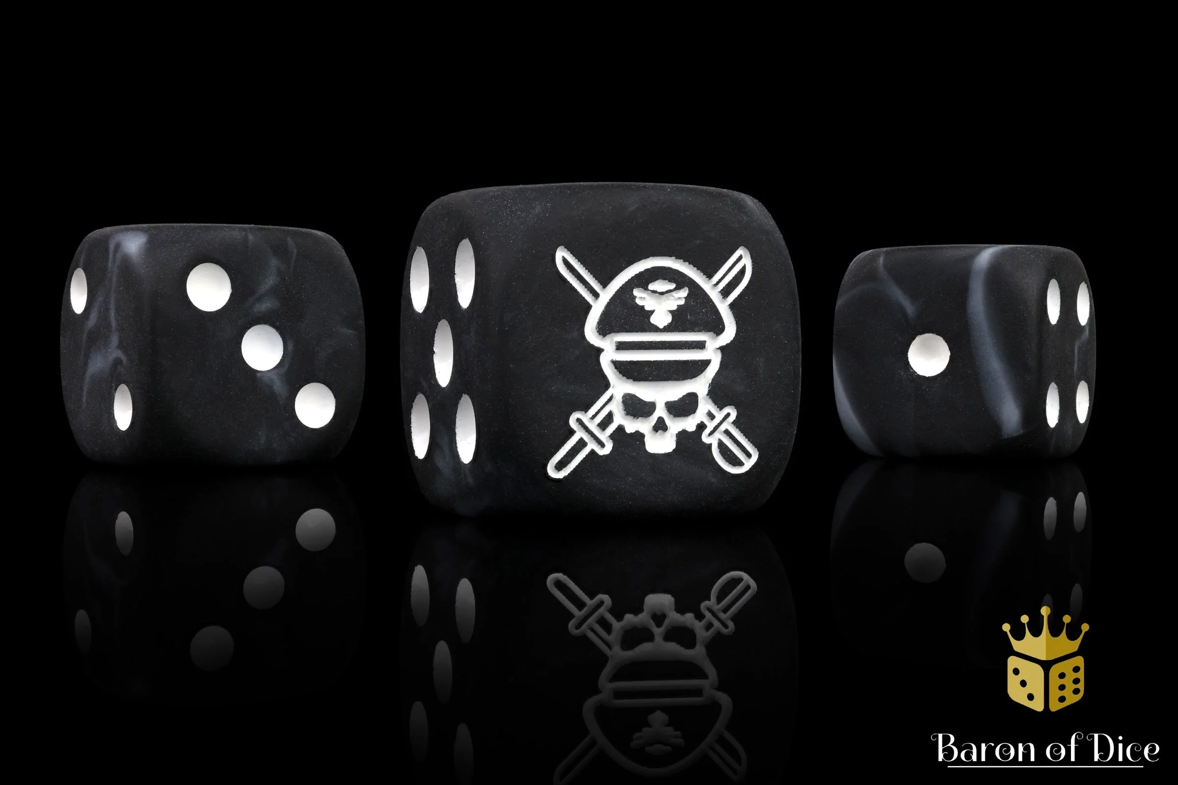 Military Sergeant, Black, 16Mm Dice - Image 6