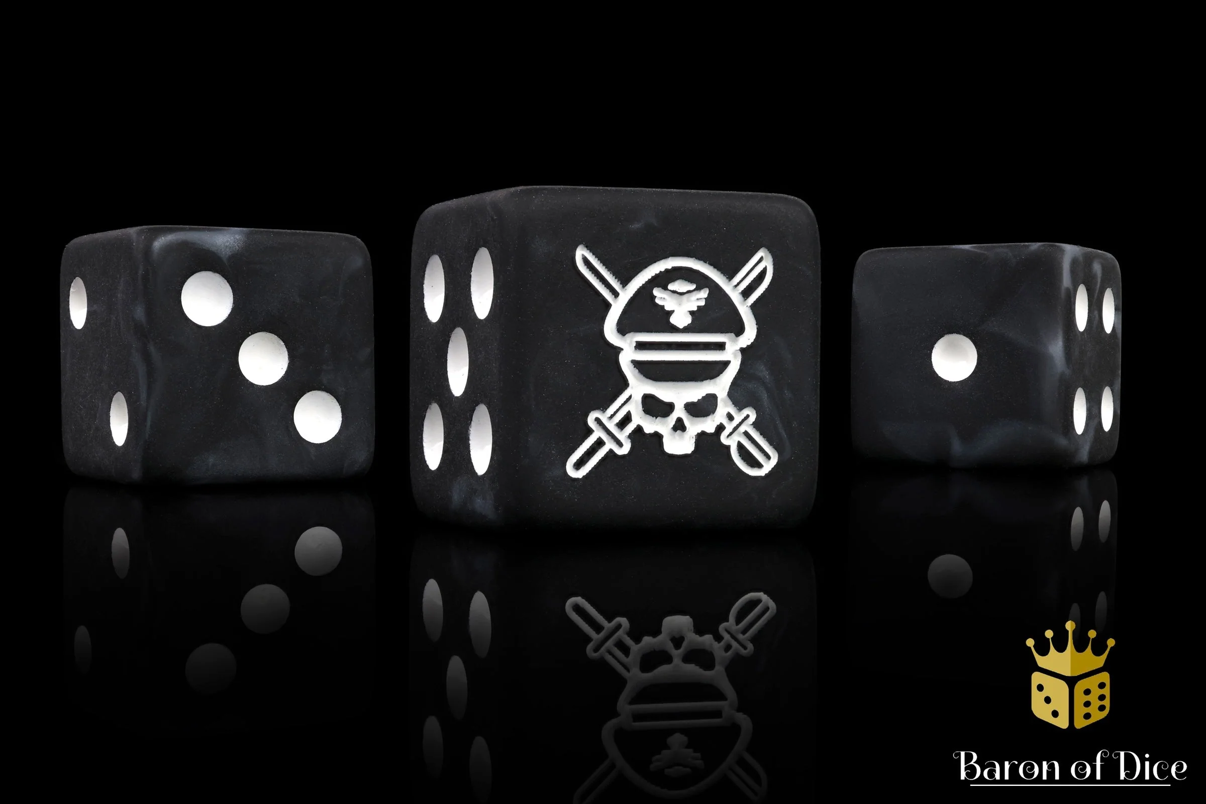 Military Sergeant, Black, 16Mm Dice - Image 7