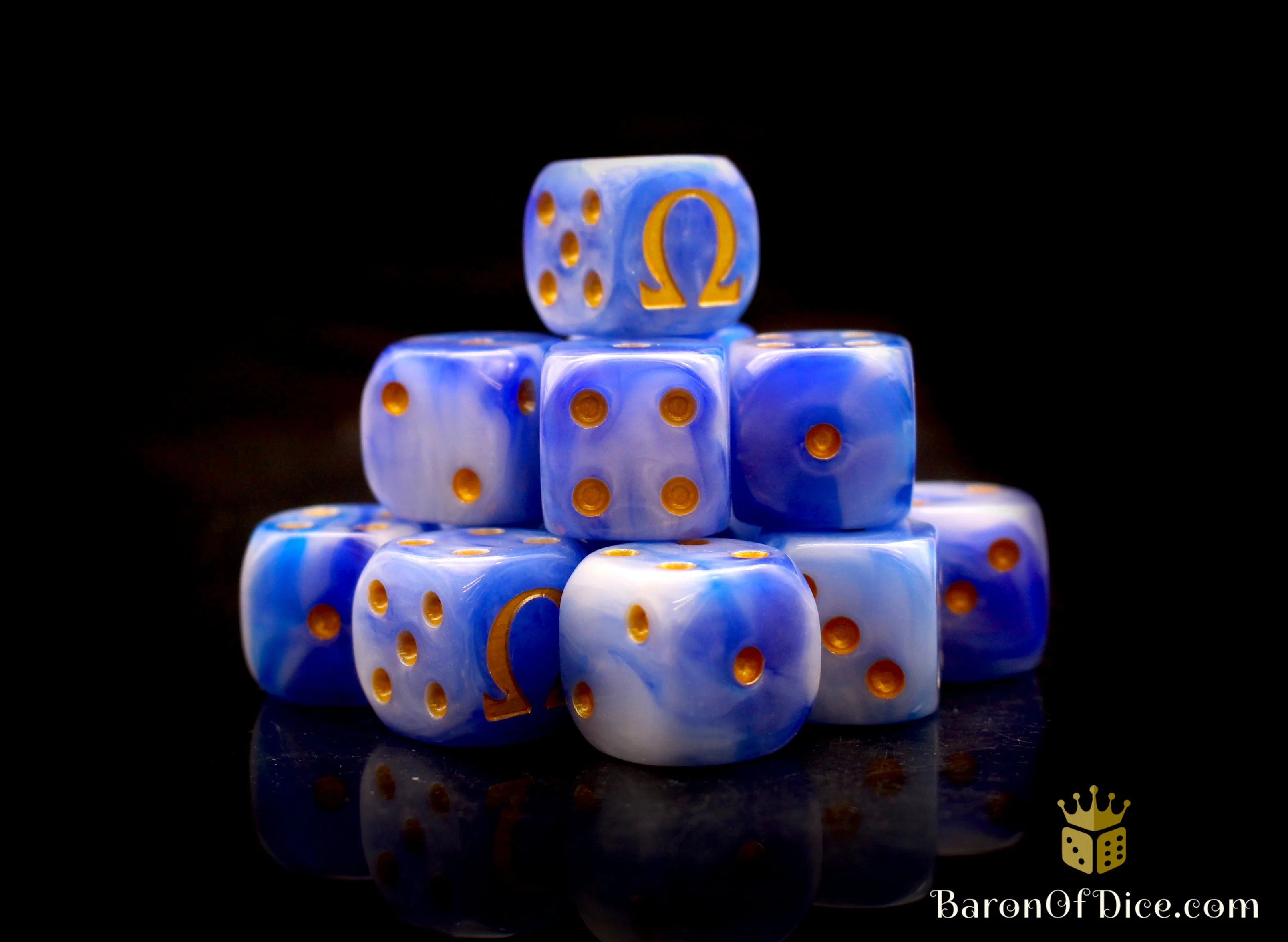 Omega, Gold, Dice - Image 2