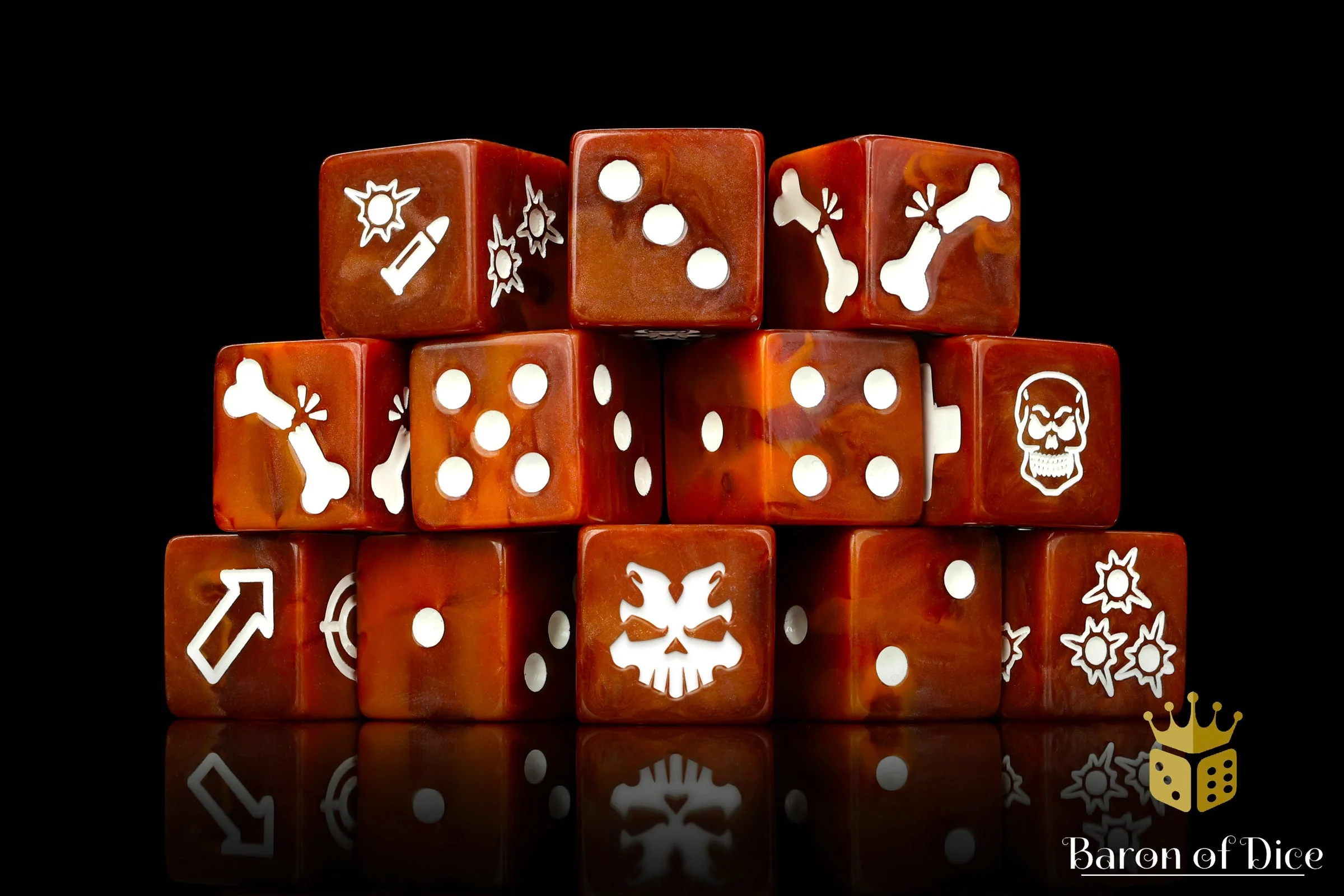 Oxidized Rust, Skirmish Set, Dice - Image 3