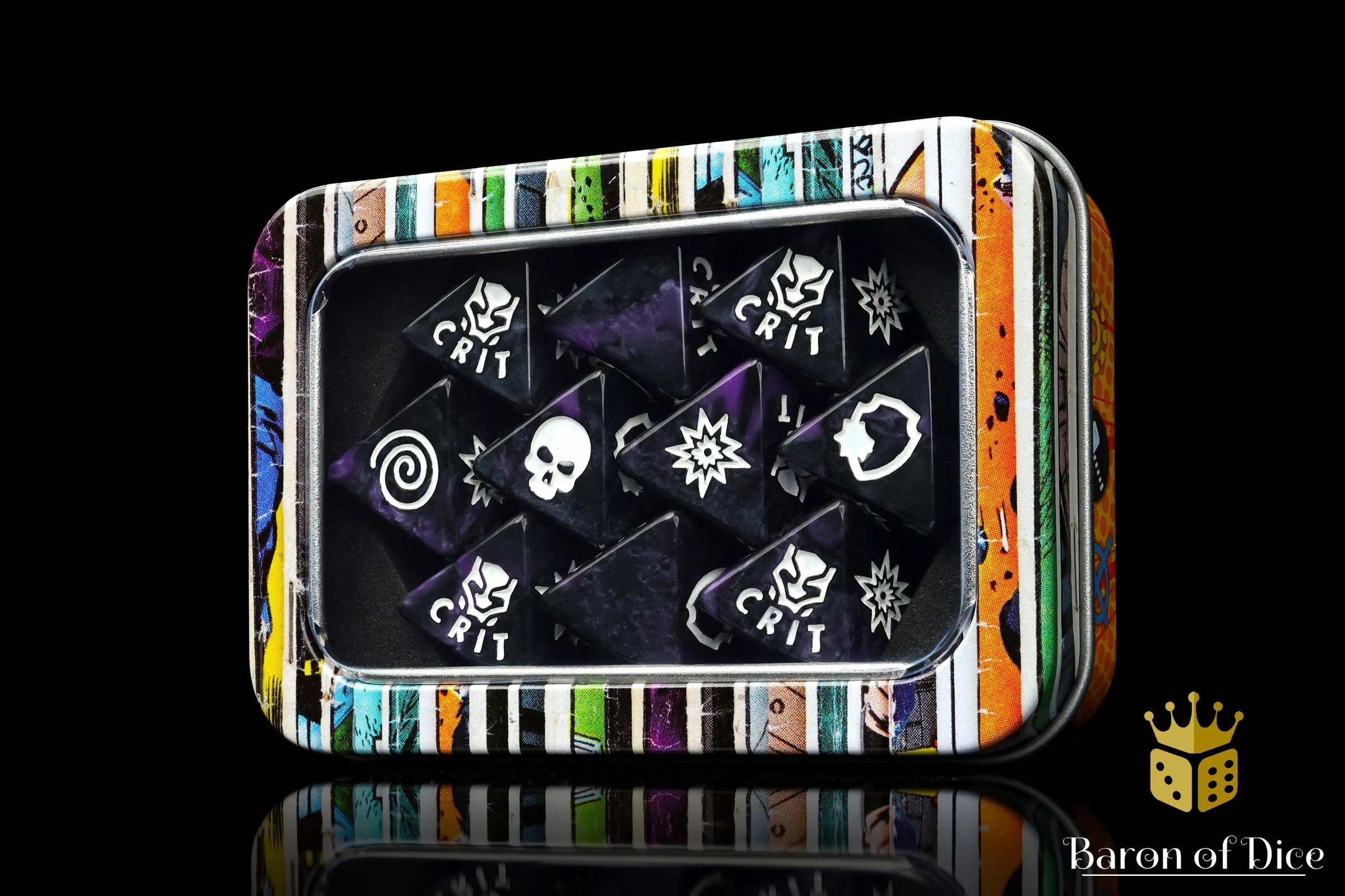 Panther Purple D8 Dice Set - Image 4