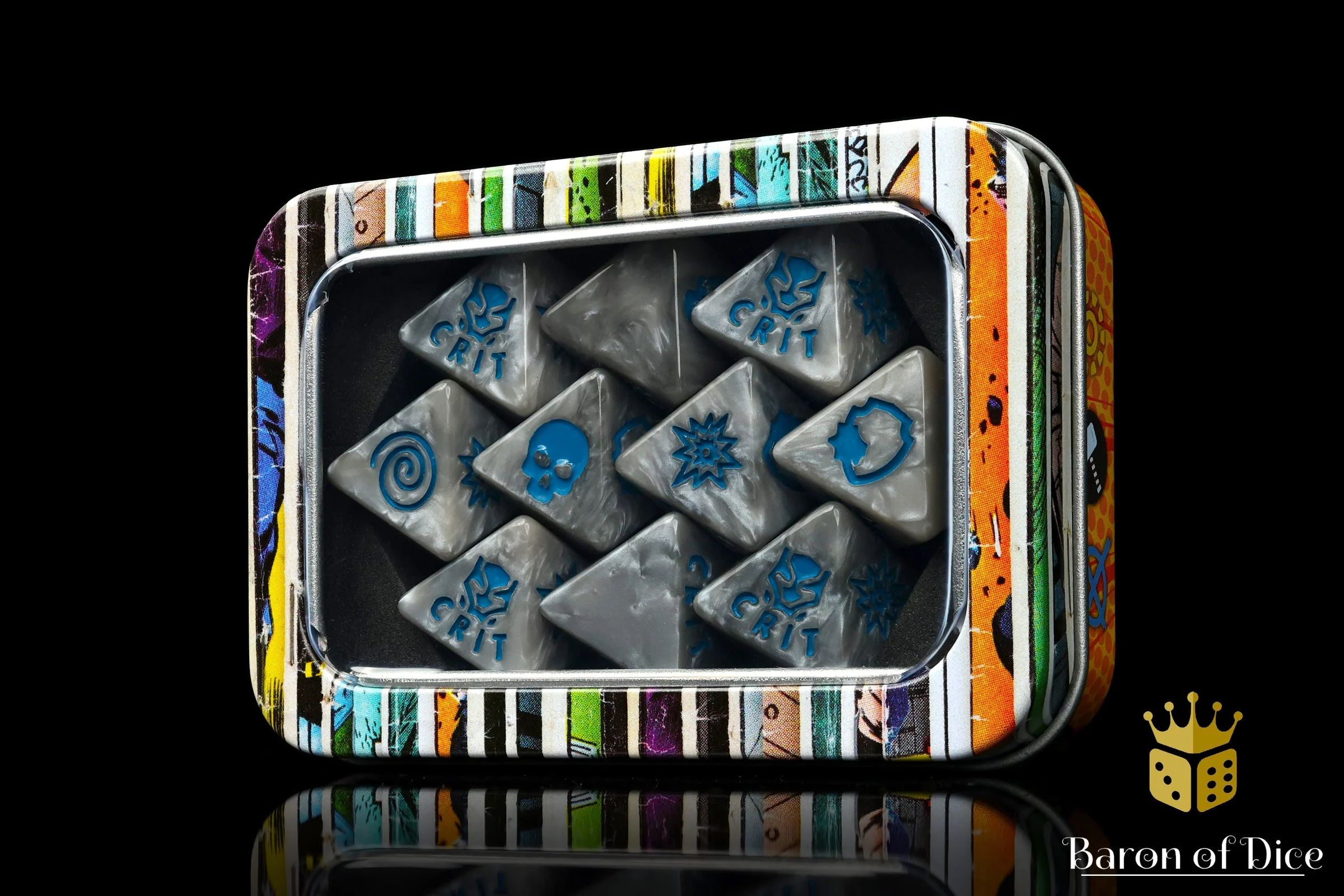 Panther Silver D8 Dice Set - Image 4