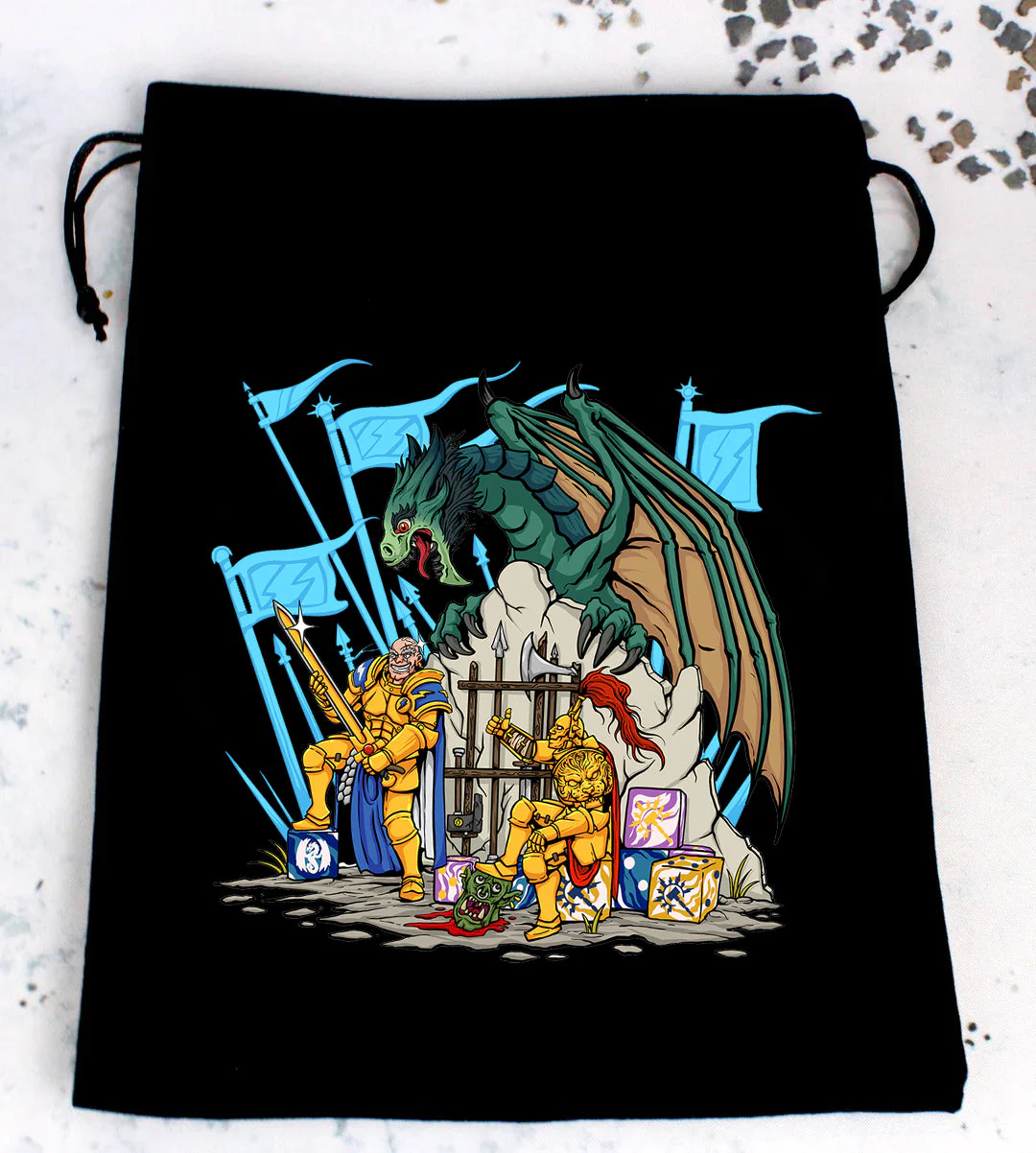 Premium Black Dice Bags - Image 28