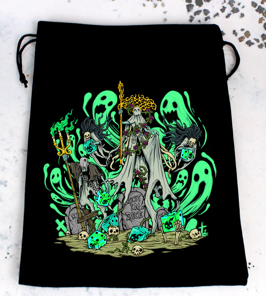 Premium Black Dice Bags - Image 35