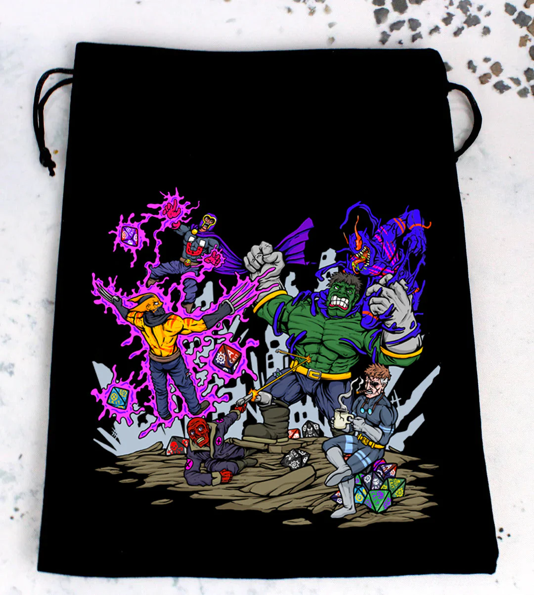 Premium Black Dice Bags - Image 38