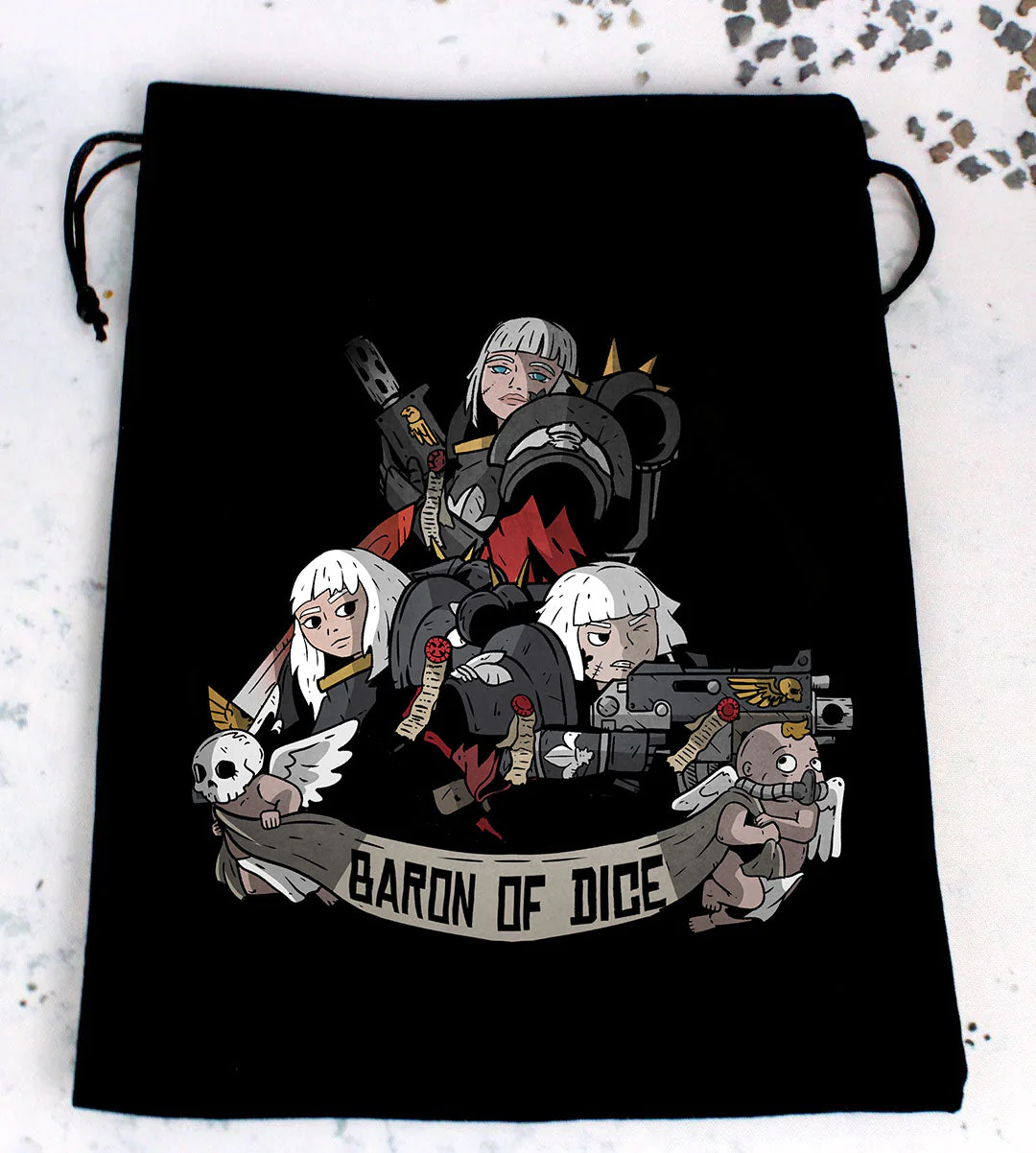 Premium Black Dice Bags - Image 49