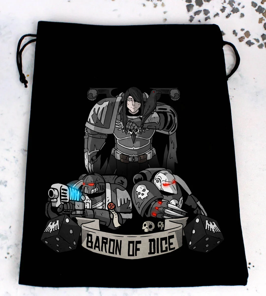 Premium Black Dice Bags - Image 57