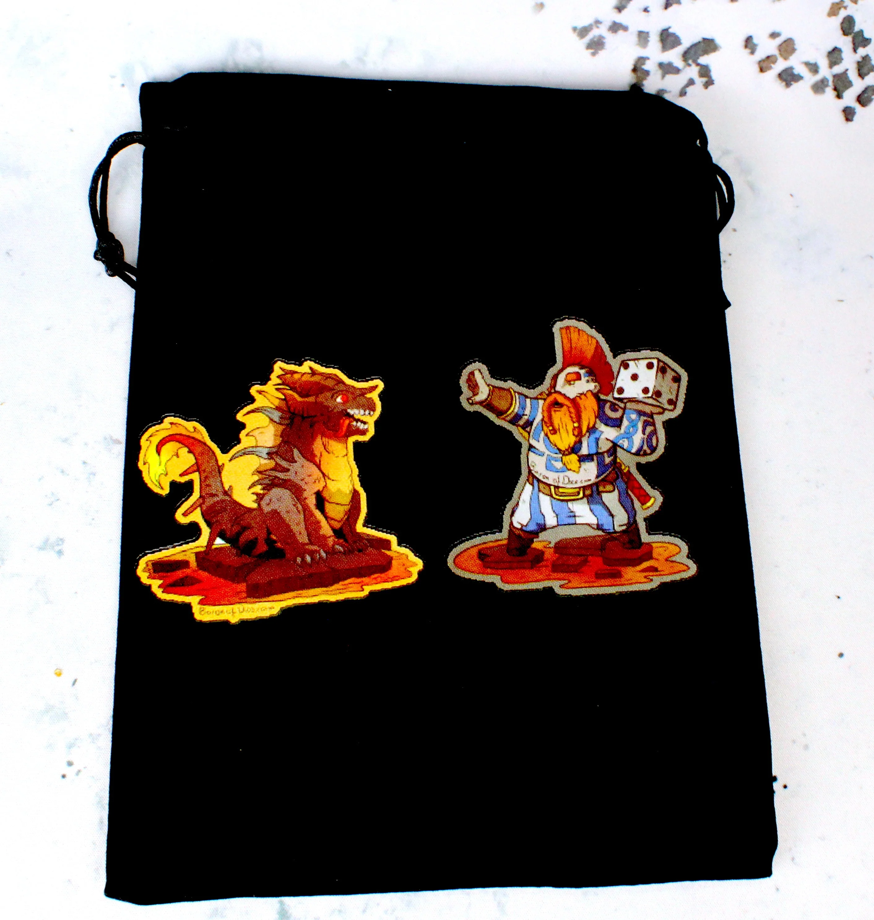 Premium Black Dice Bags - Image 9