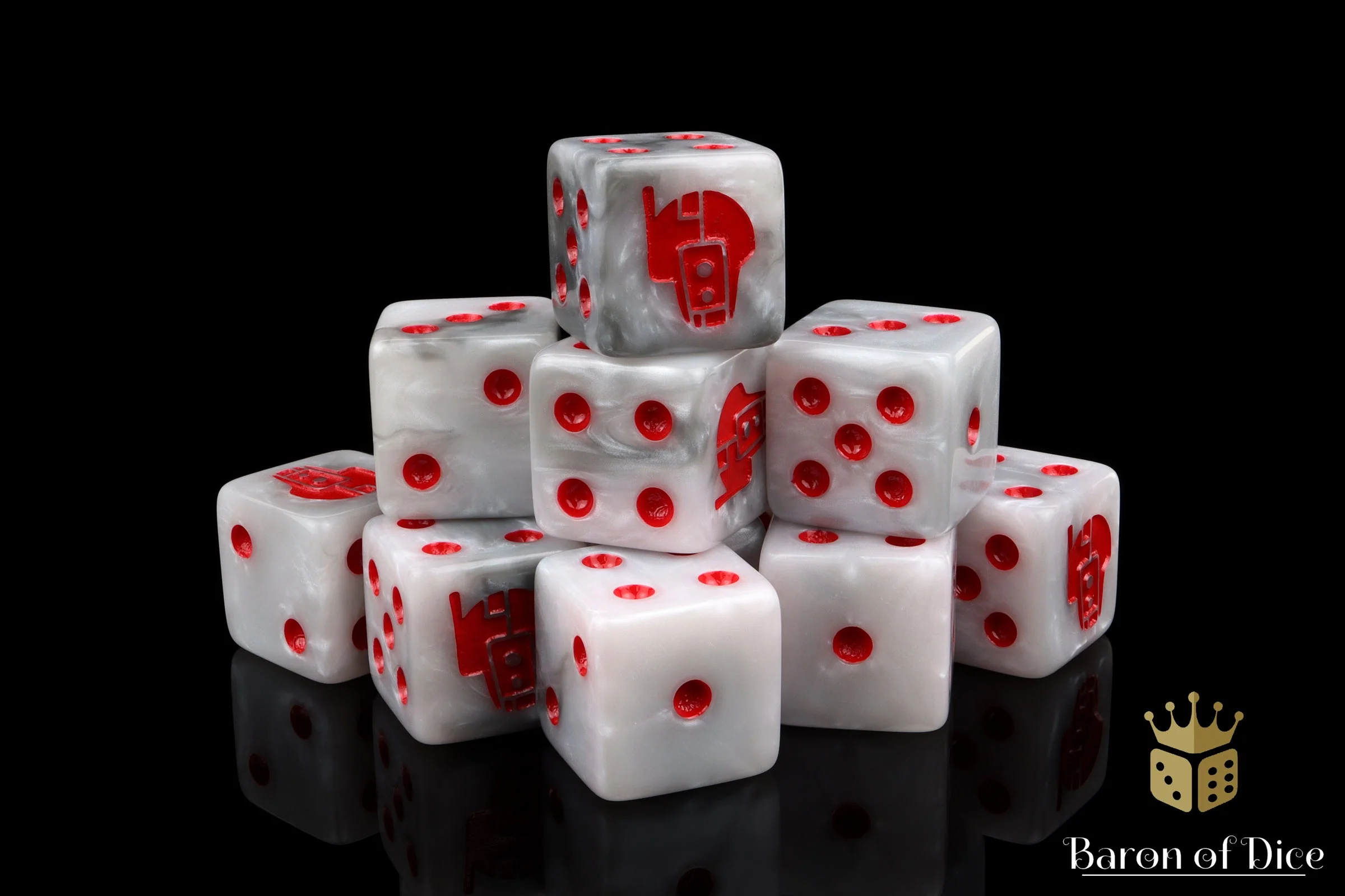 Robot Helm, White 16Mm Dice - Image 2