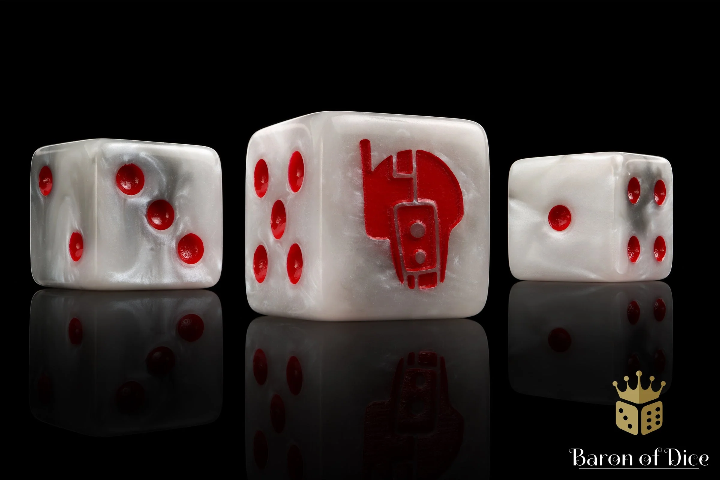 Robot Helm, White 16Mm Dice - Image 3