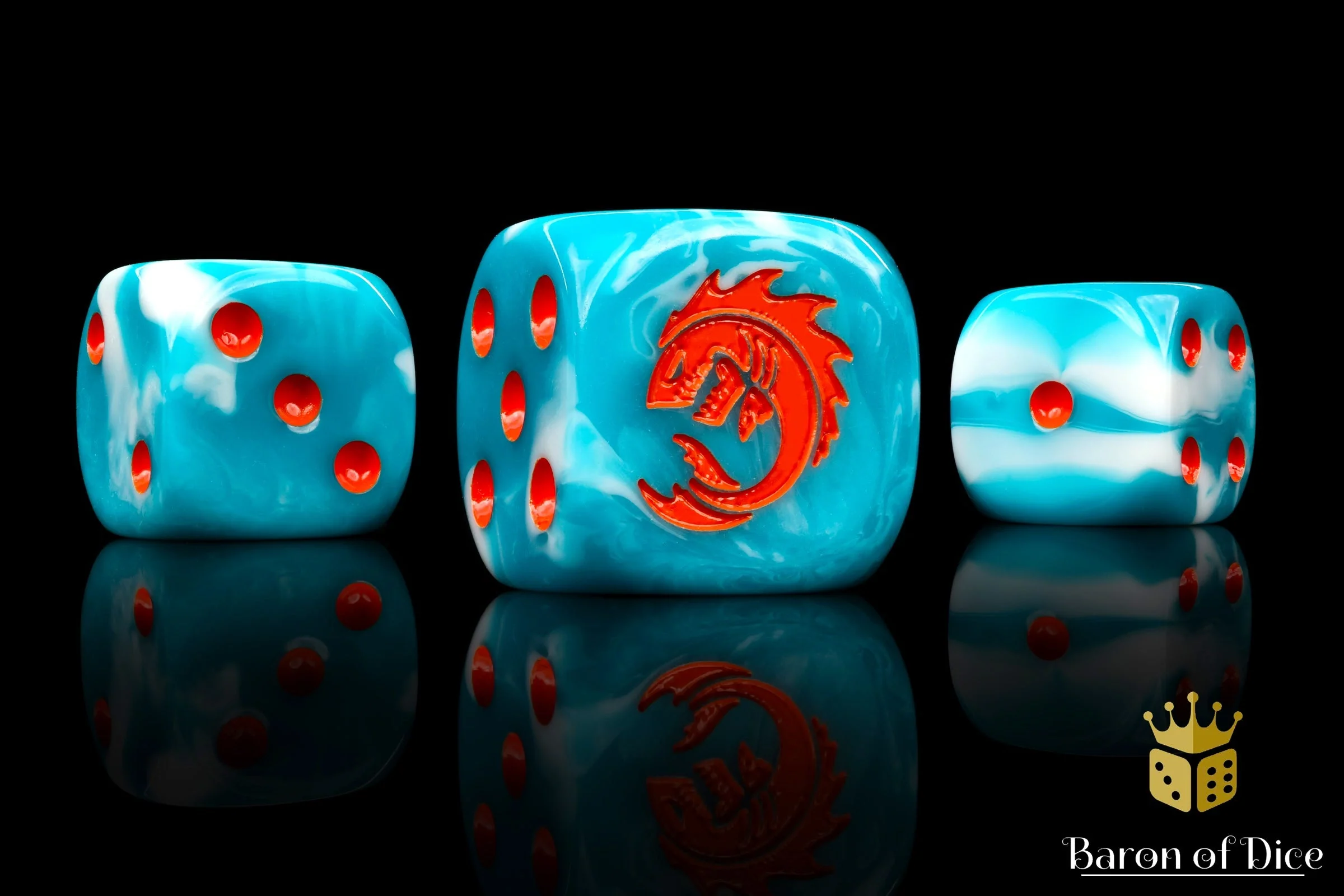 Sea Monsters, Orange, Dice - Image 5
