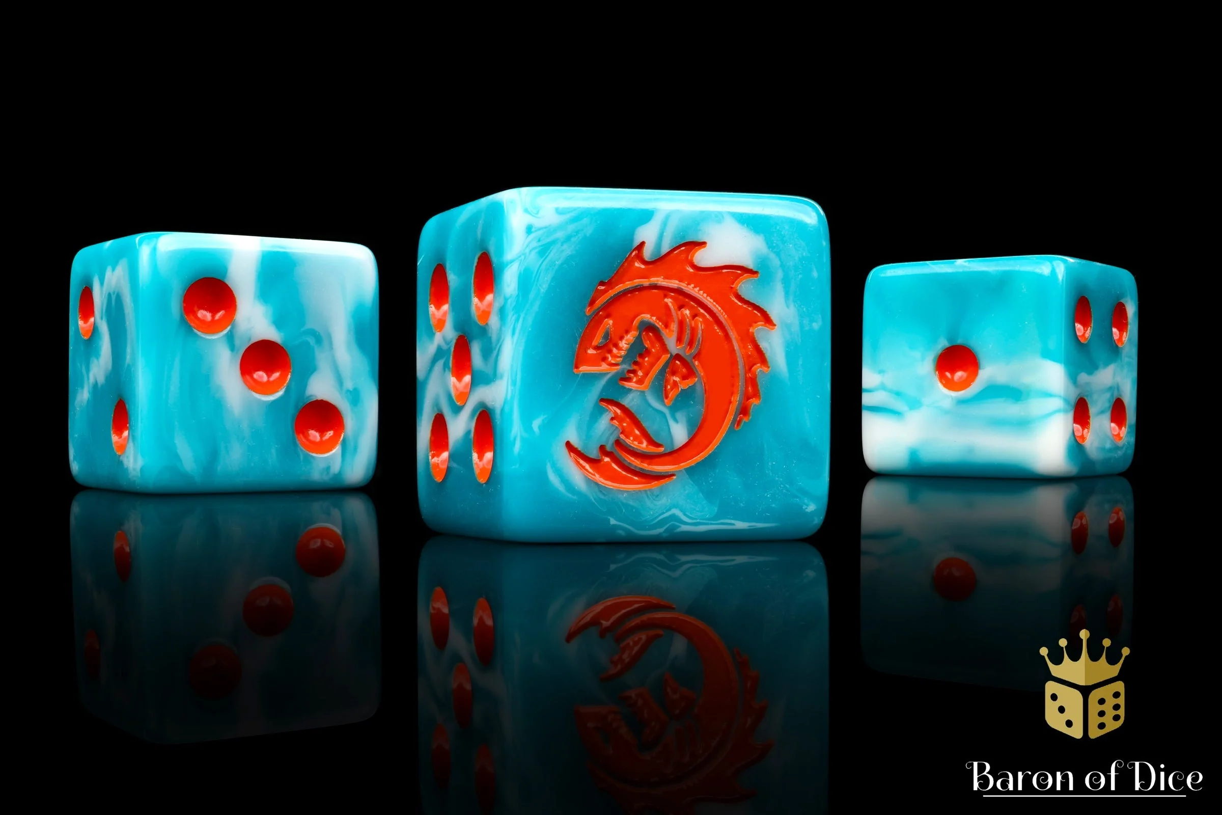 Sea Monsters, Orange, Dice - Image 6