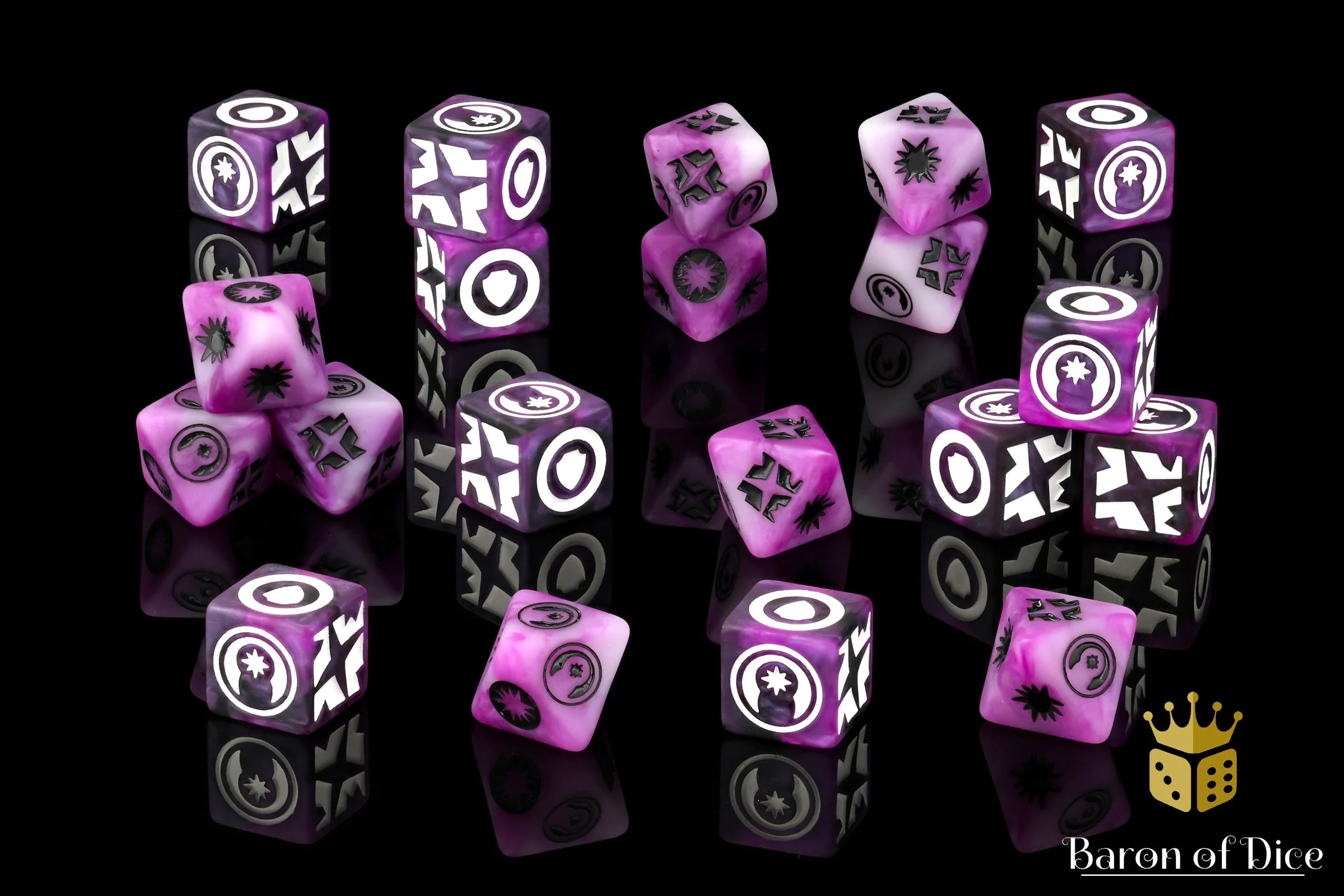Skirmish, Good Karma - Purple, Dice Set - Image 3
