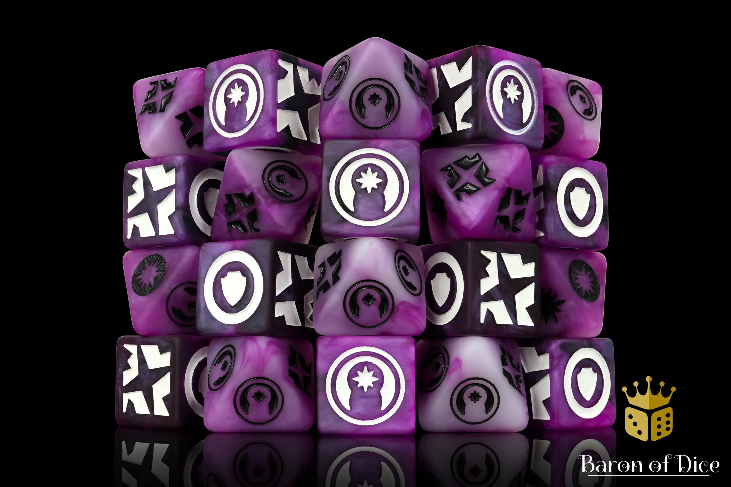 Skirmish, Good Karma - Purple, Dice Set - Image 5