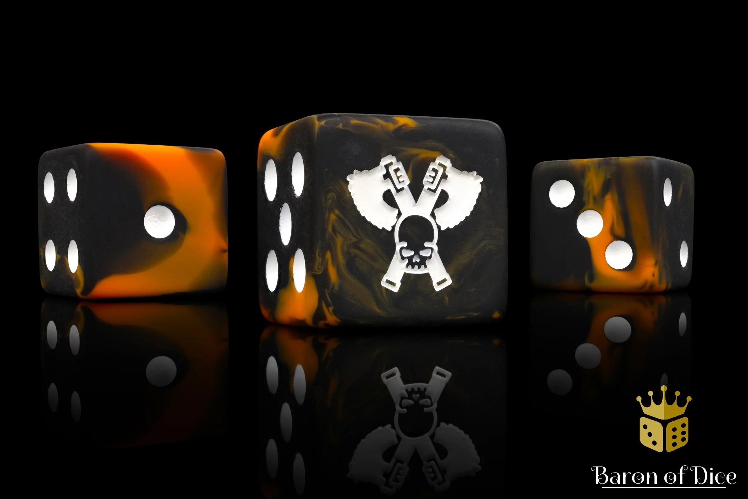 Skull Grinders, Black Lava, Dice - Image 7