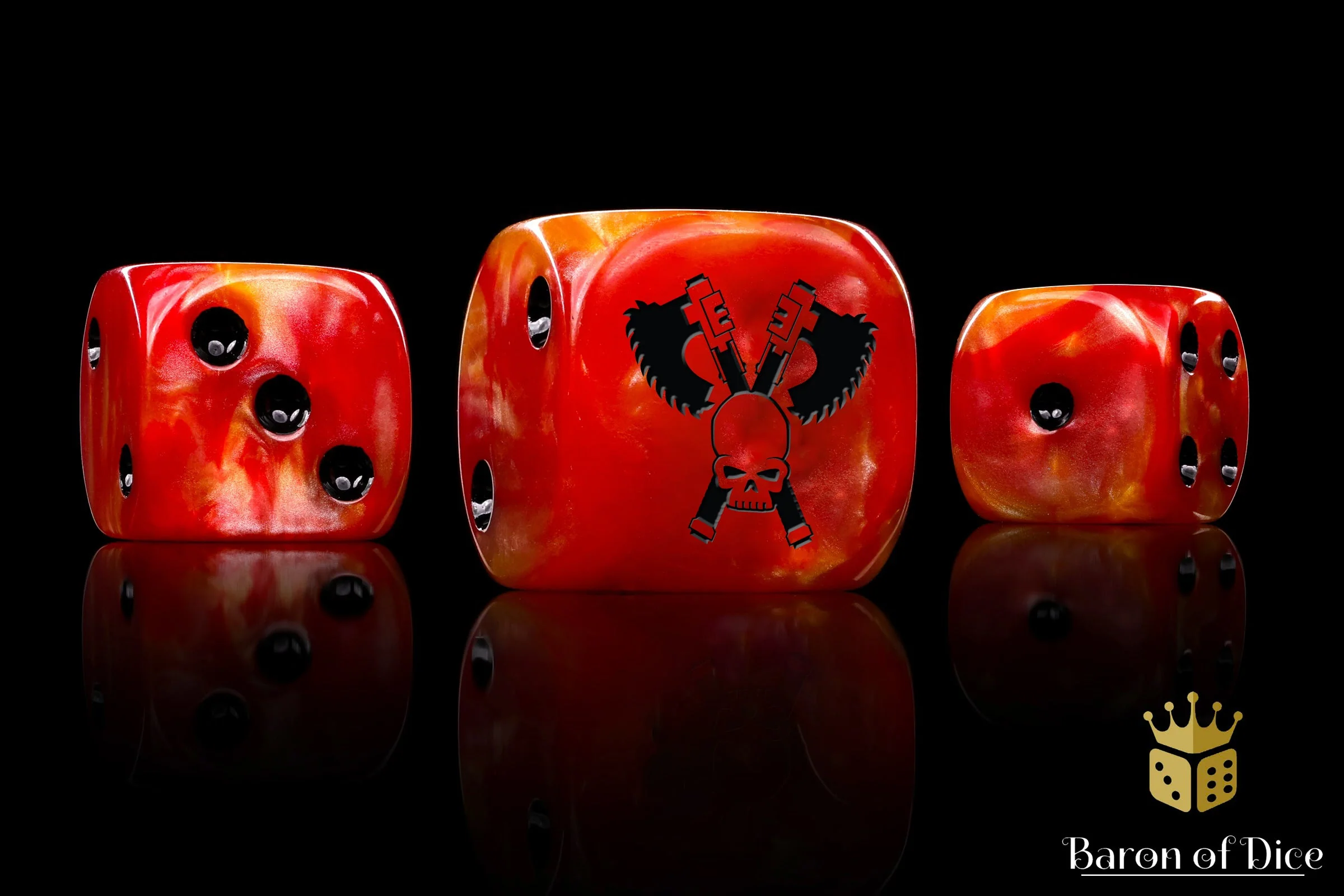Skull Grinders, Fiery Hell, Dice - Image 4