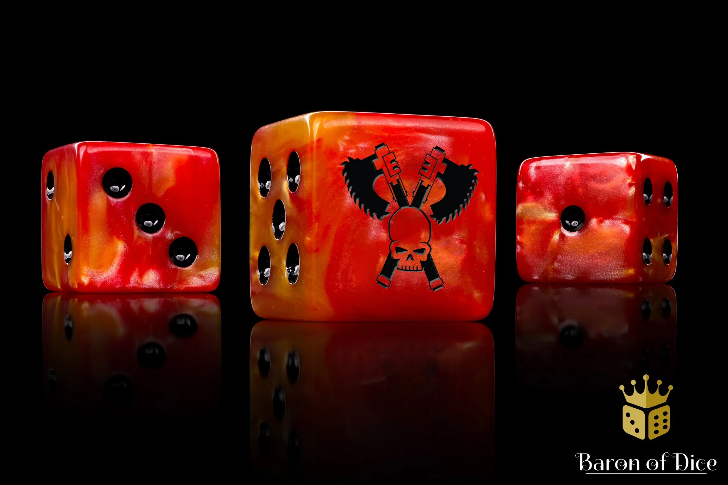 Skull Grinders, Fiery Hell, Dice - Image 5