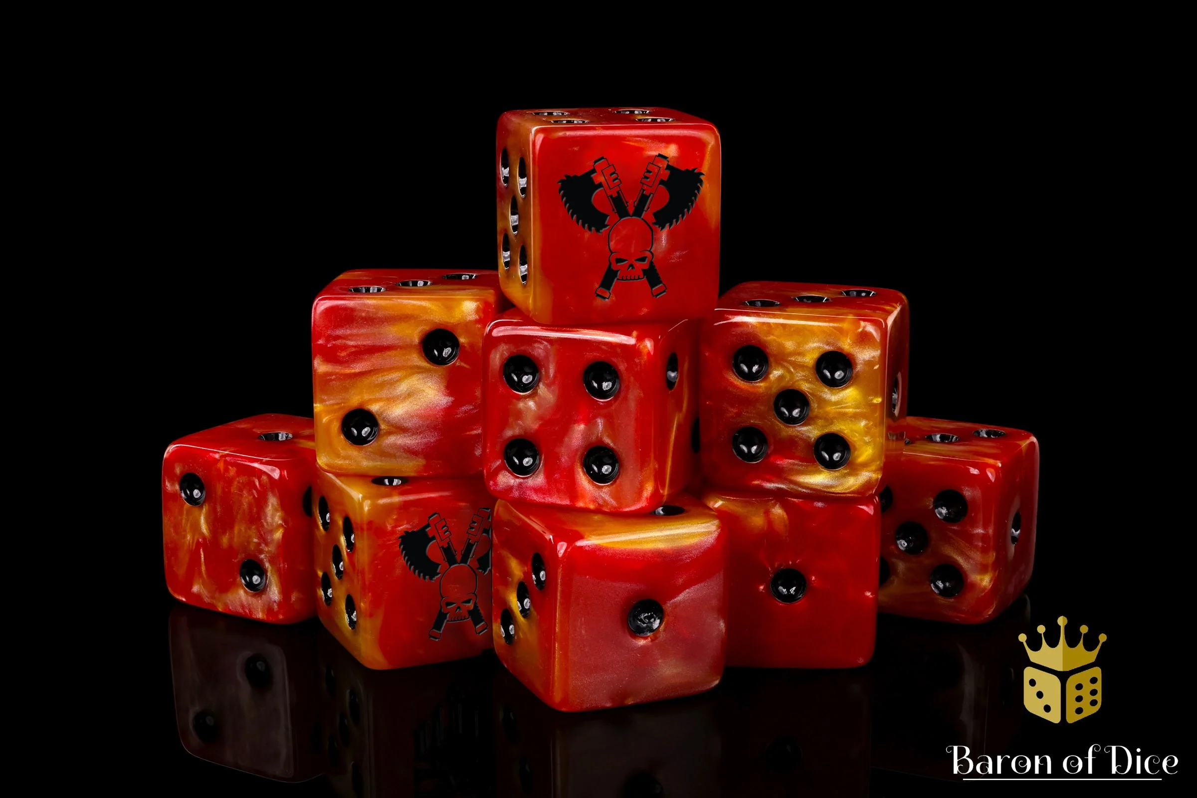 Skull Grinders, Fiery Hell, Dice - Image 7