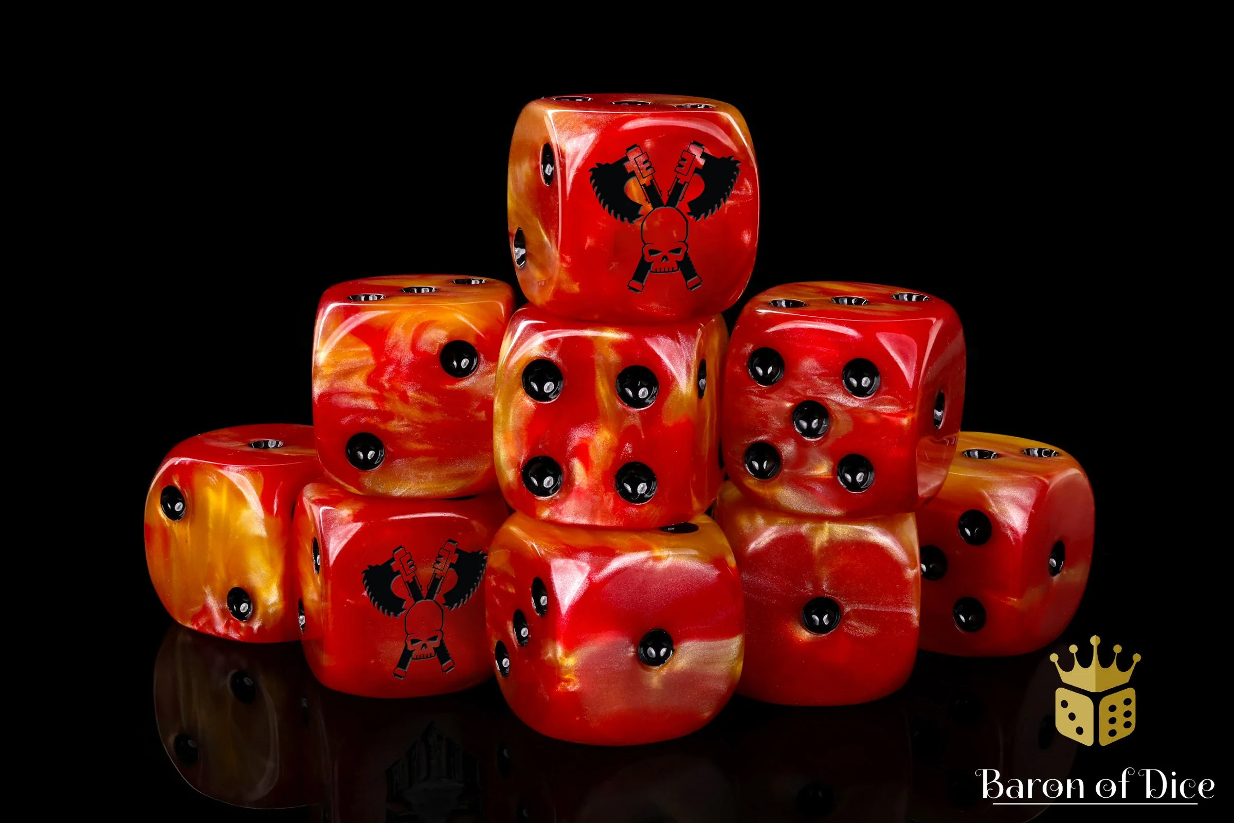 Skull Grinders, Fiery Hell, Dice - Image 8
