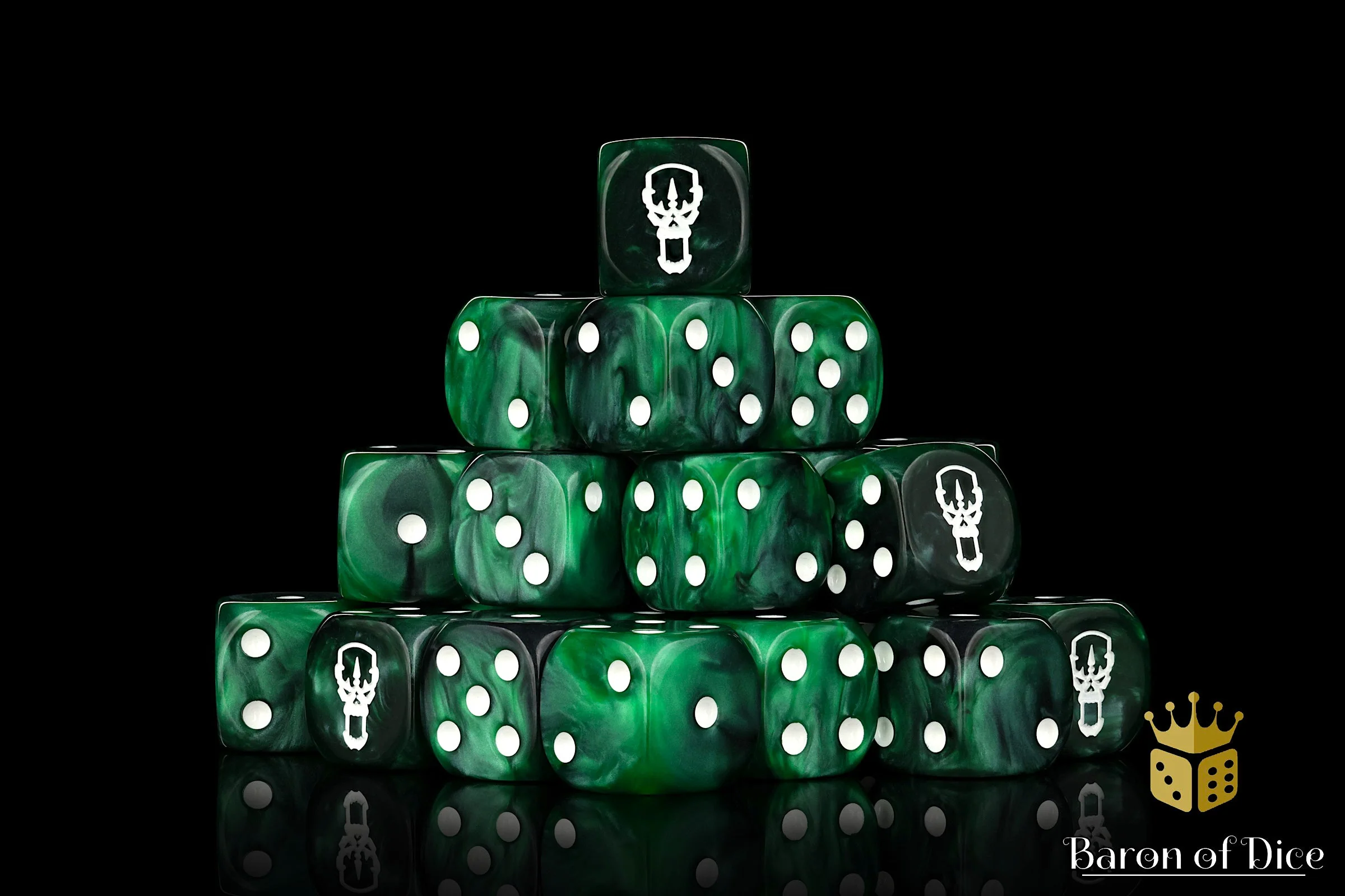 Tainted Knight, Green, Dice - Image 2
