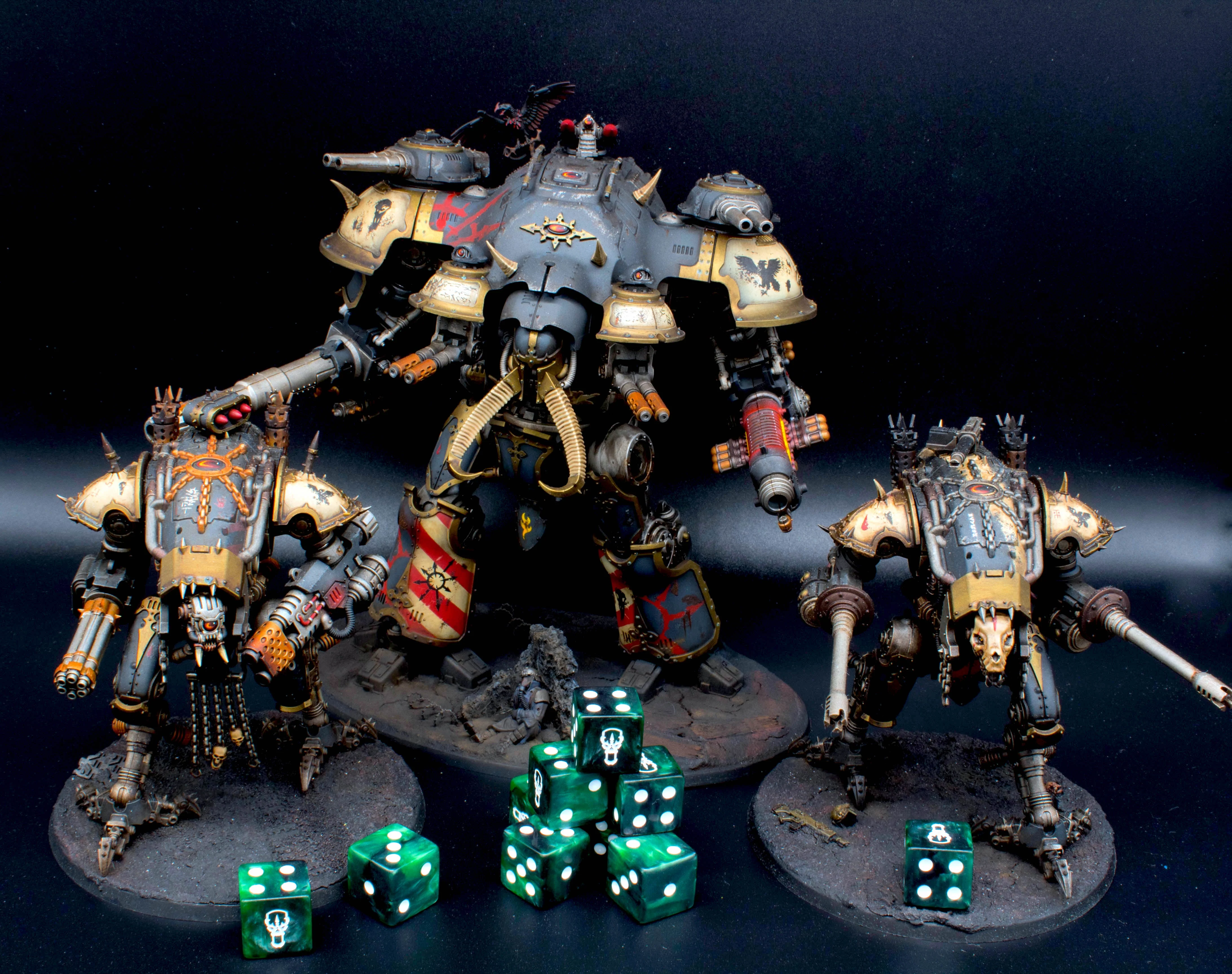 Tainted Knight, Green, Dice - Image 5