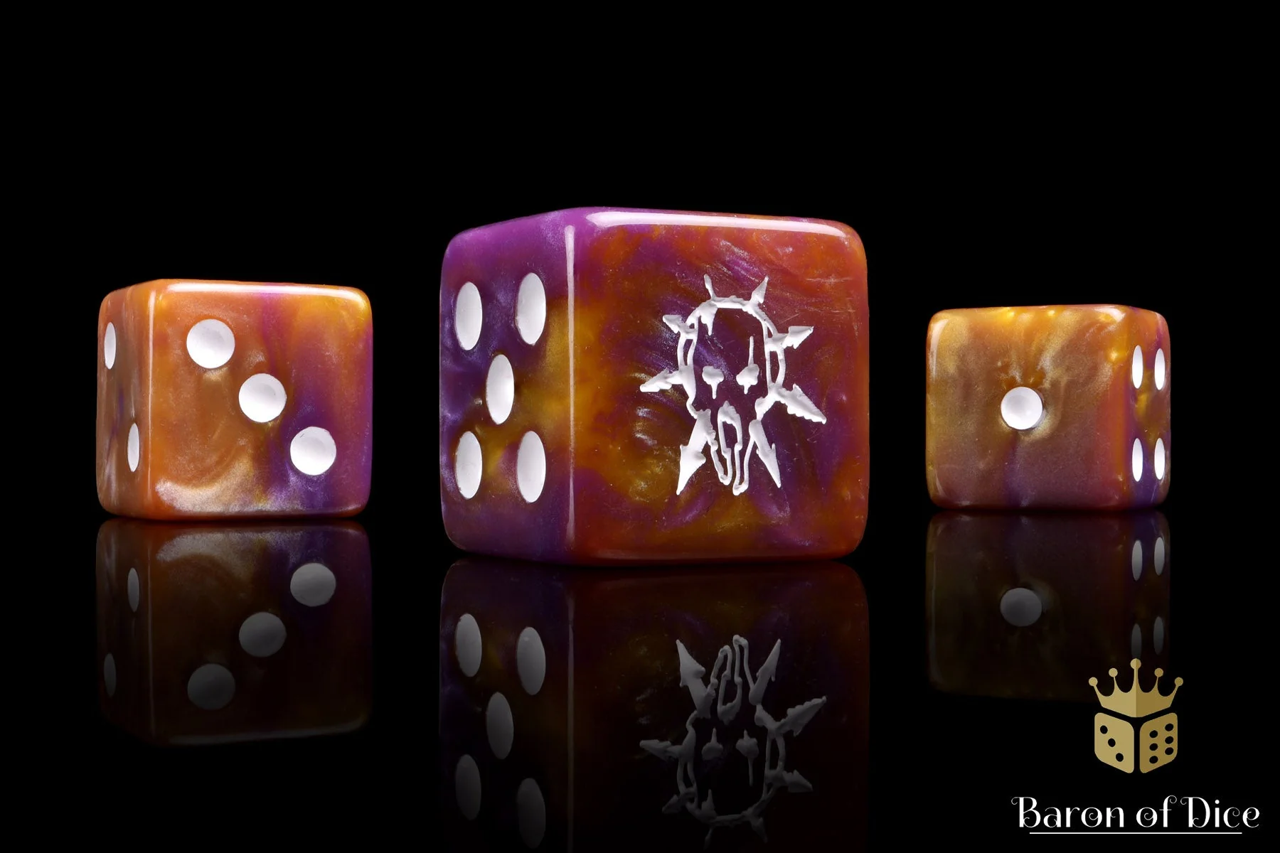 Tainted Knight, Purple 16Mm Dice - Image 2