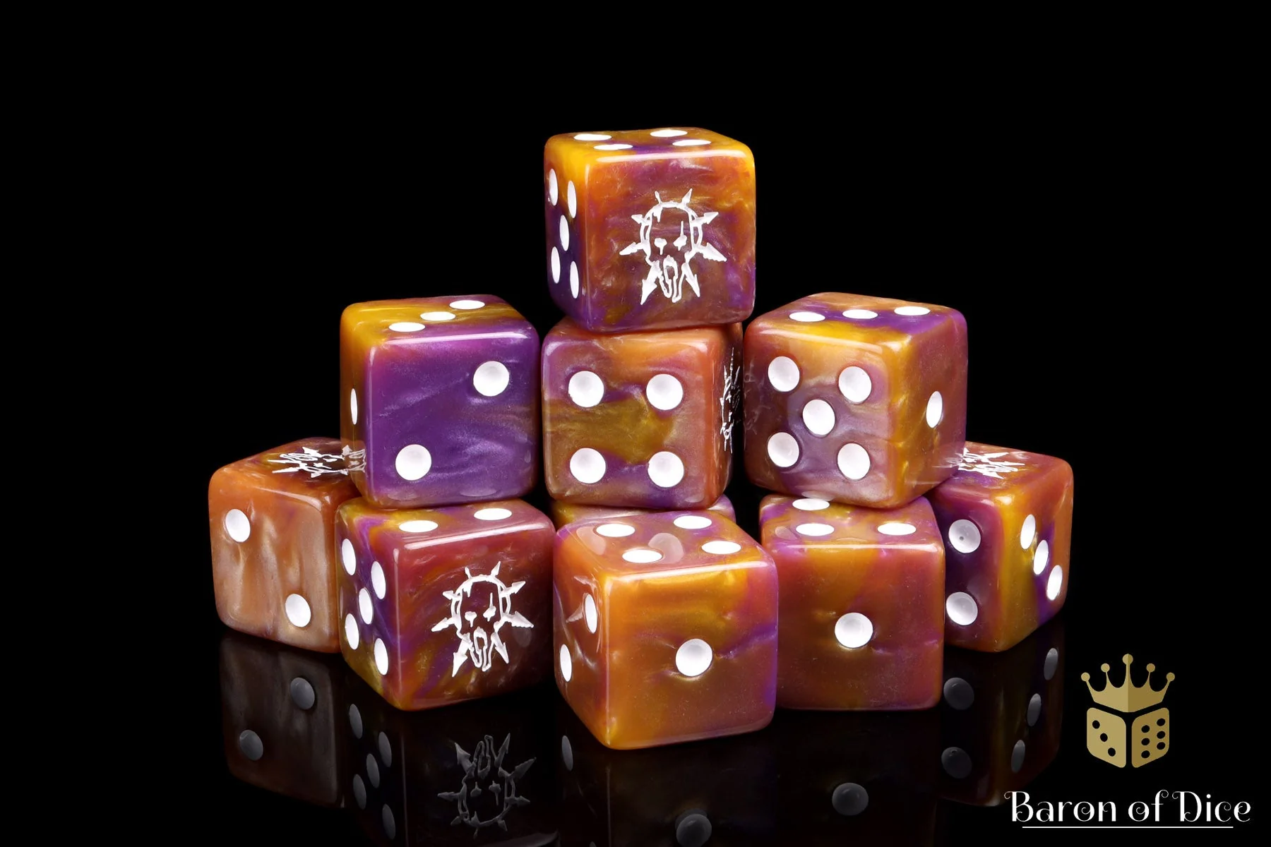 Tainted Knight, Purple 16Mm Dice - Image 5