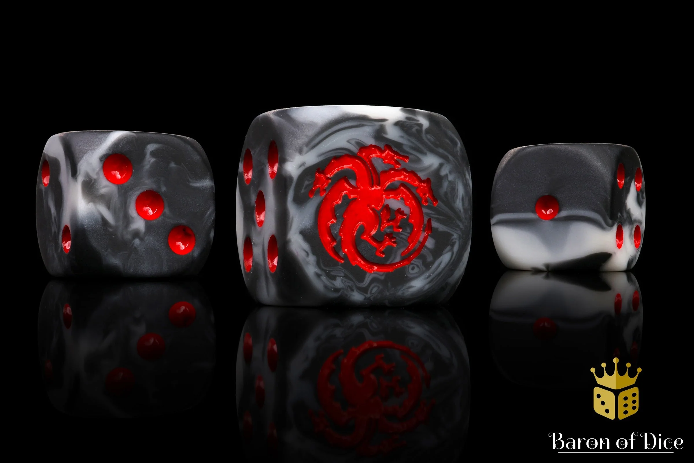 Thrice-Headed Dragon 16Mm Dice - Image 4