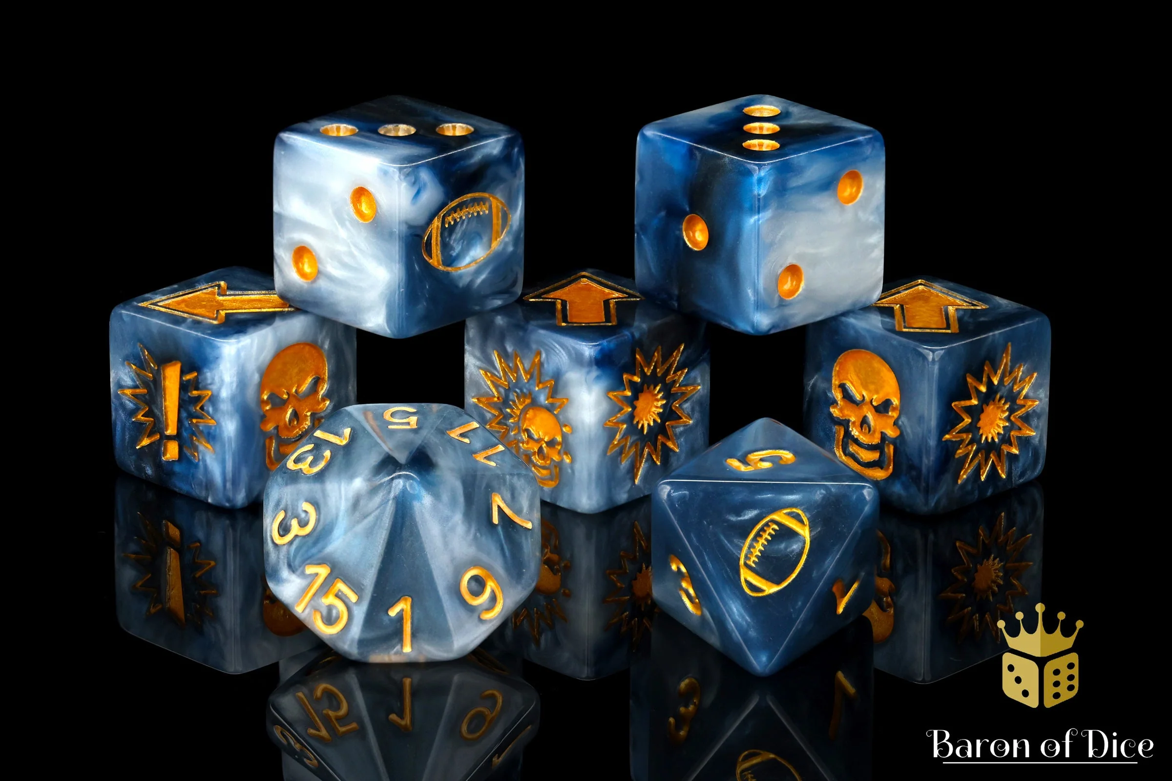 Titanium, Football Dice Sets - Image 12