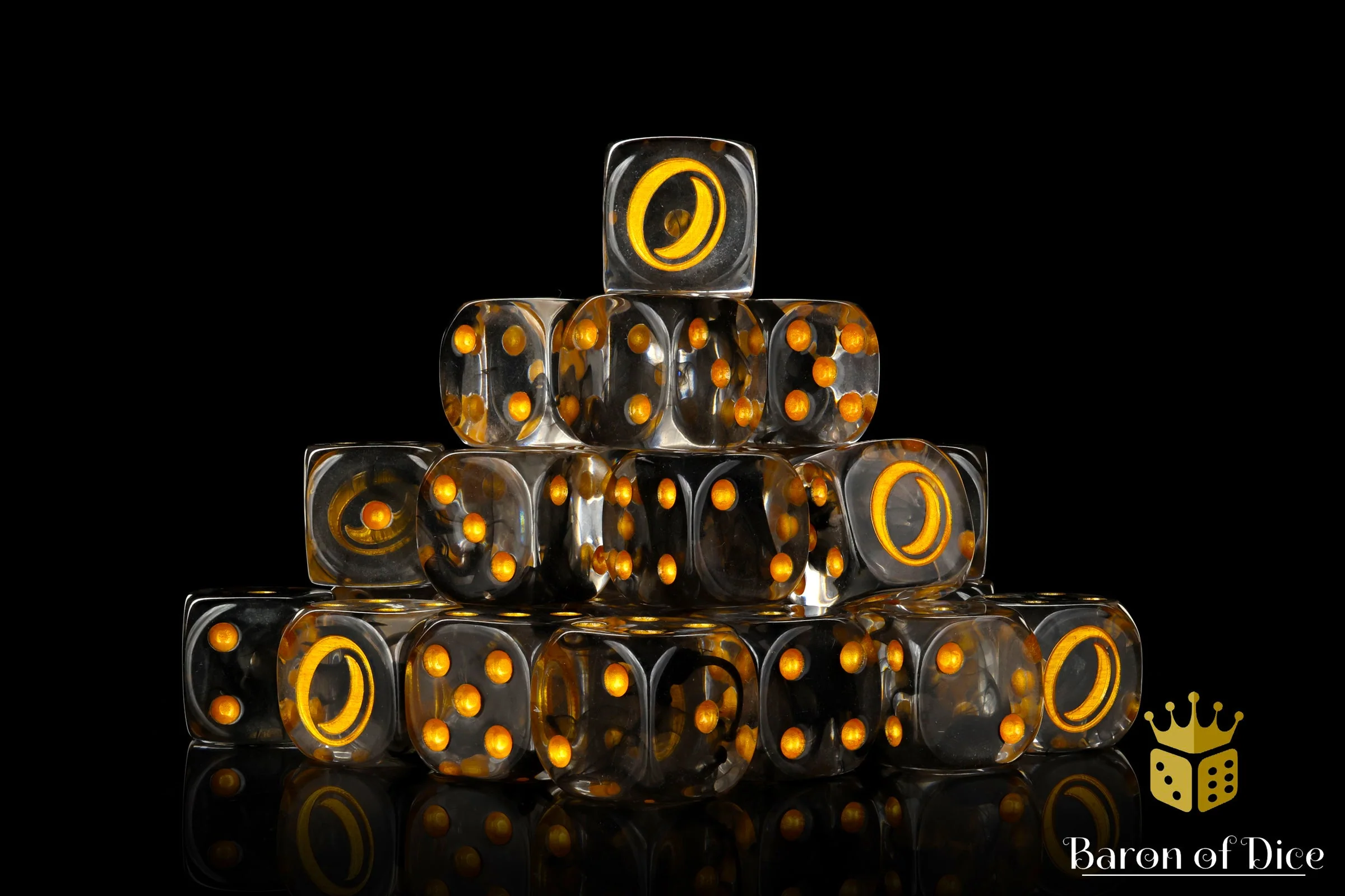Translucent Gold Ring, 16Mm Dice - Image 6