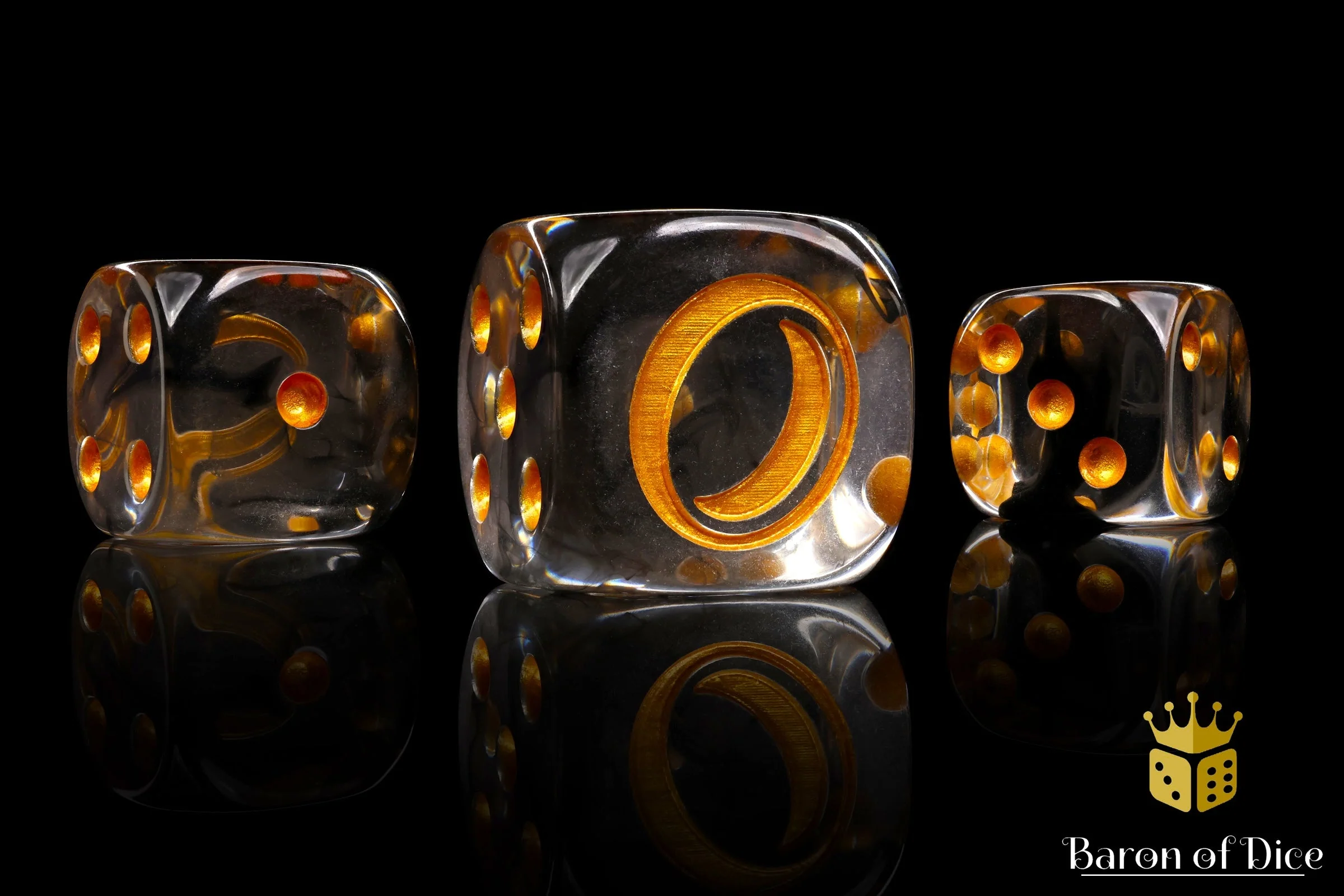 Translucent Gold Ring, 16Mm Dice - Image 7