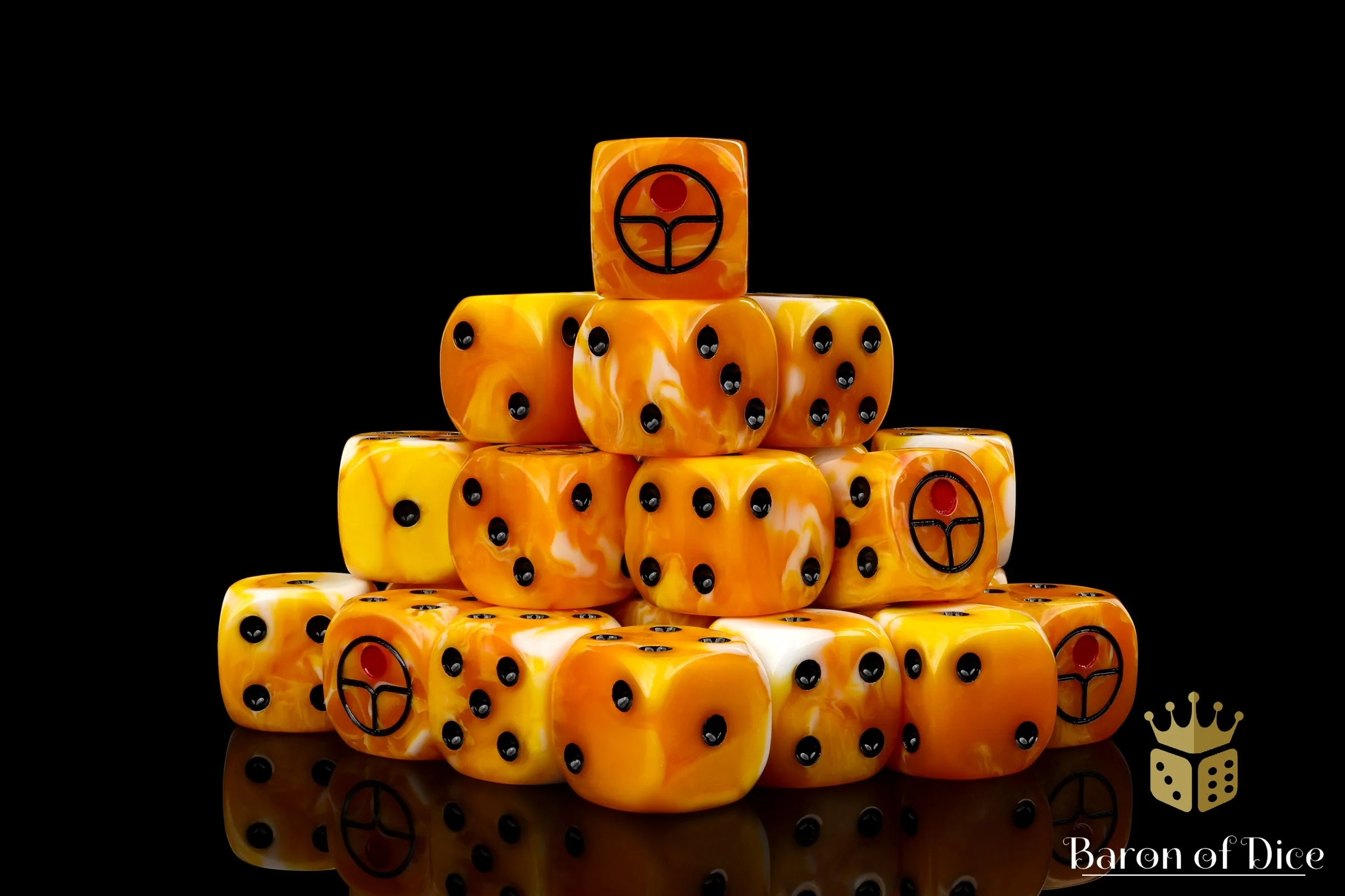 Universal Peace, Ochre, 16Mm Dice - Image 2