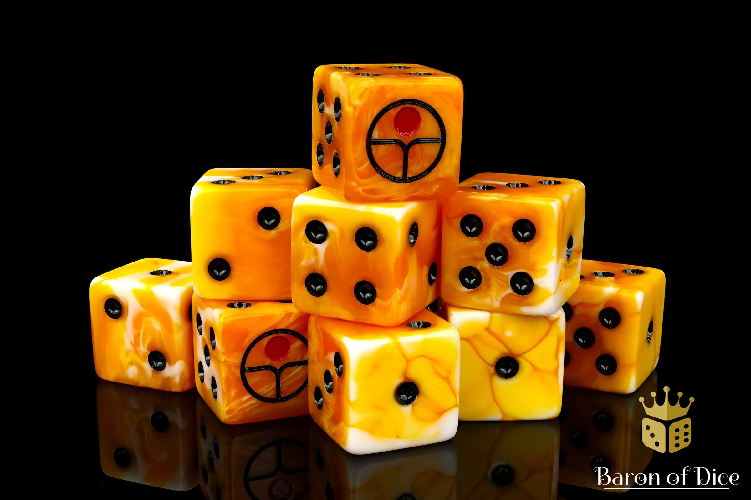 Universal Peace, Ochre, 16Mm Dice - Image 8
