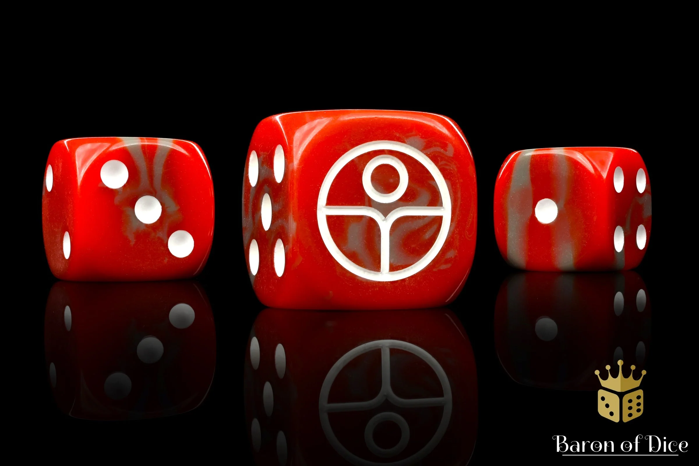 Universal Peace, Red, 16Mm Dice - Image 4