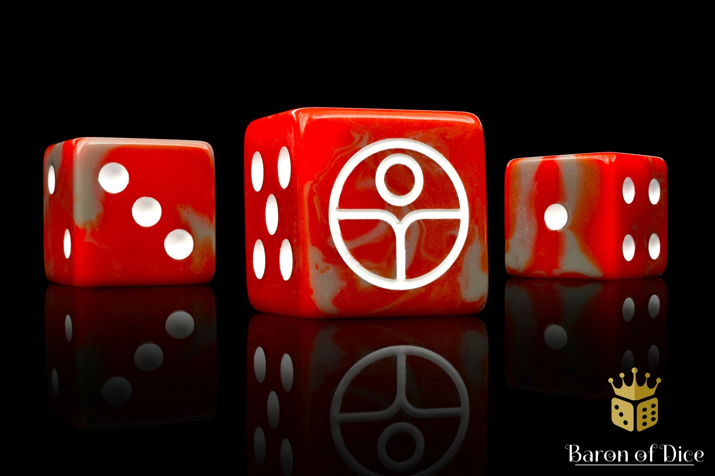 Universal Peace, Red, 16Mm Dice - Image 5