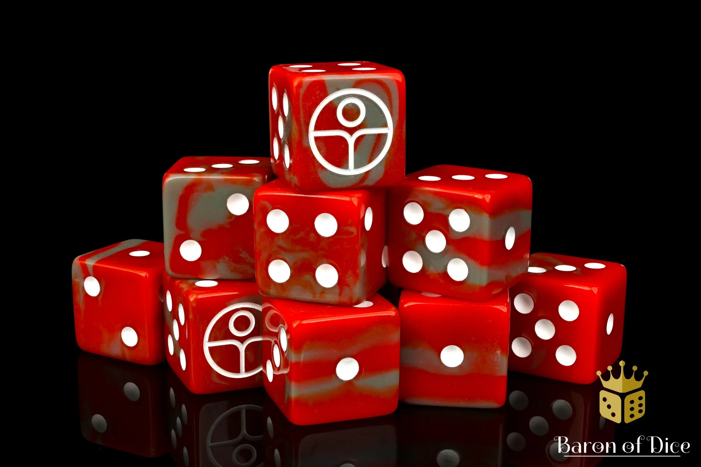 Universal Peace, Red, 16Mm Dice - Image 7