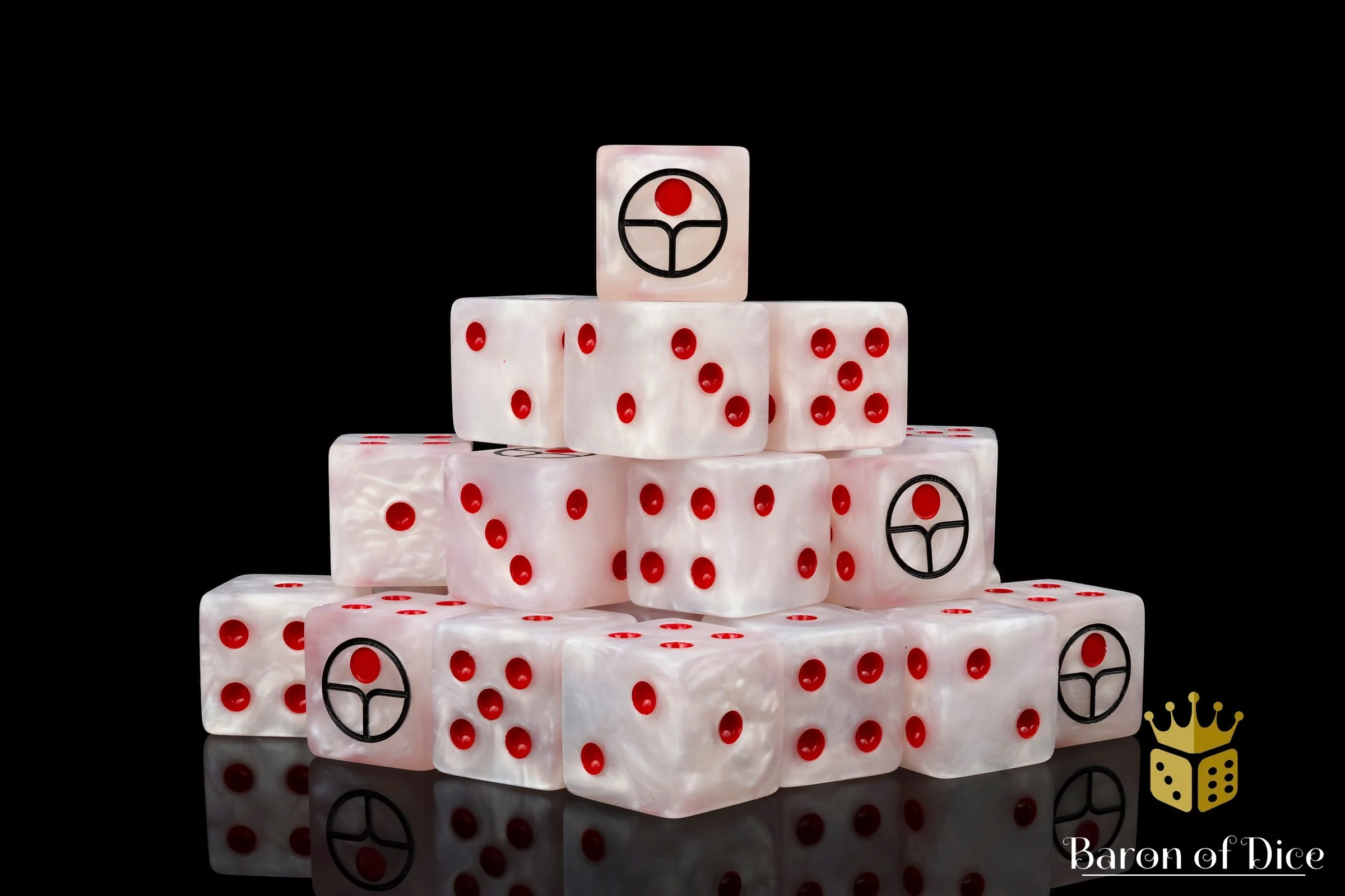 Universal Peace, White 16Mm Dice - Image 2