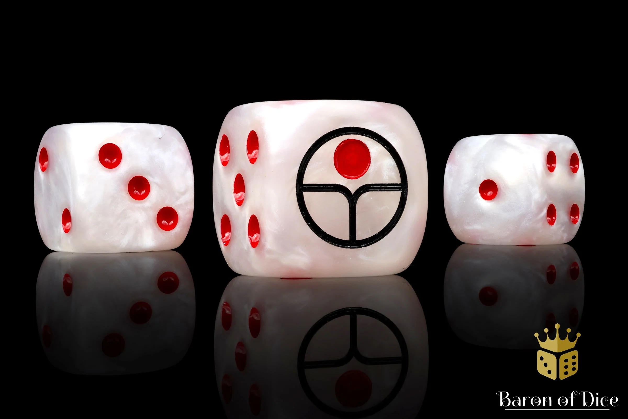Universal Peace, White 16Mm Dice - Image 4