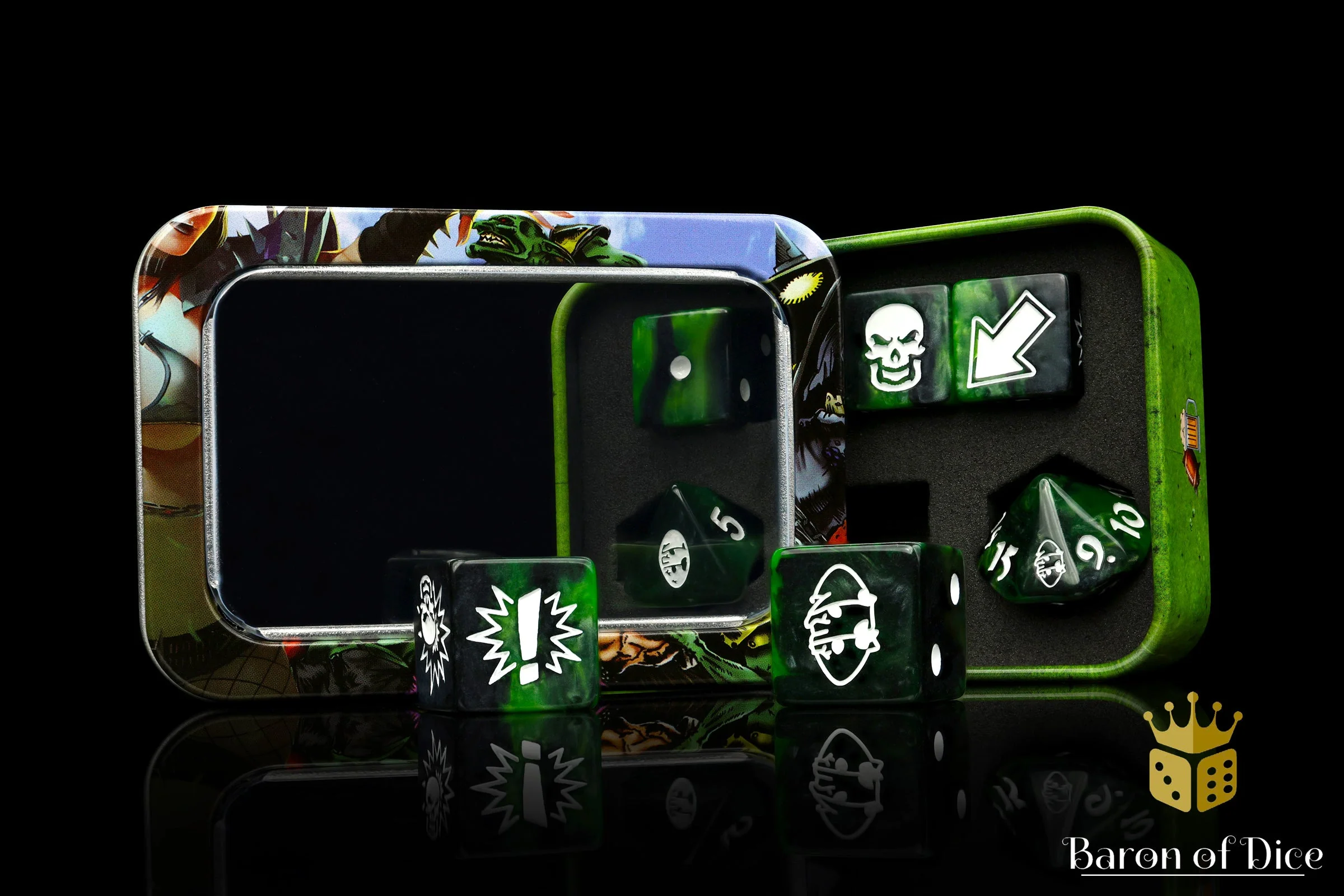 Warp Green, Football Dice Sets - Image 10