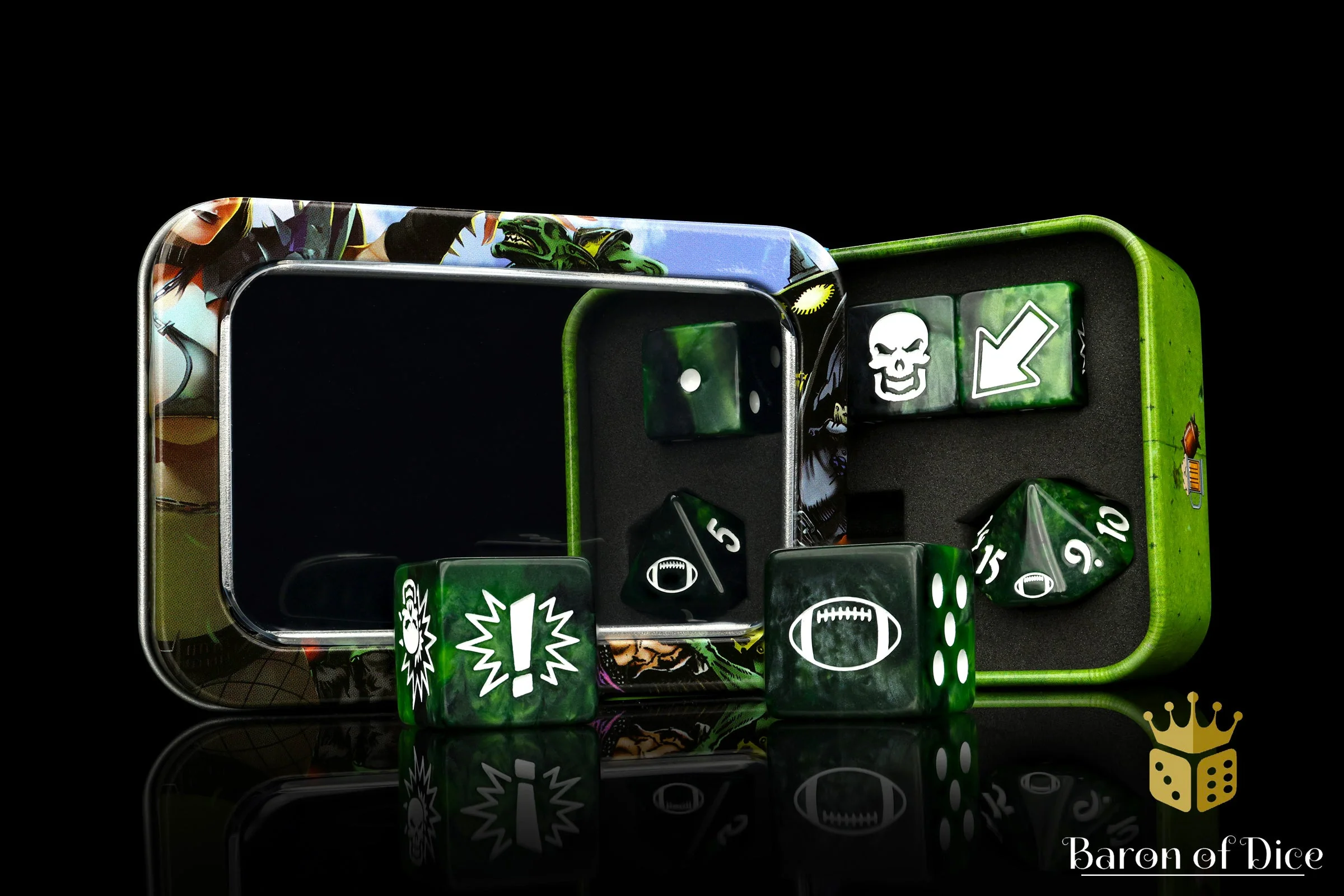 Warp Green, Football Dice Sets - Image 11