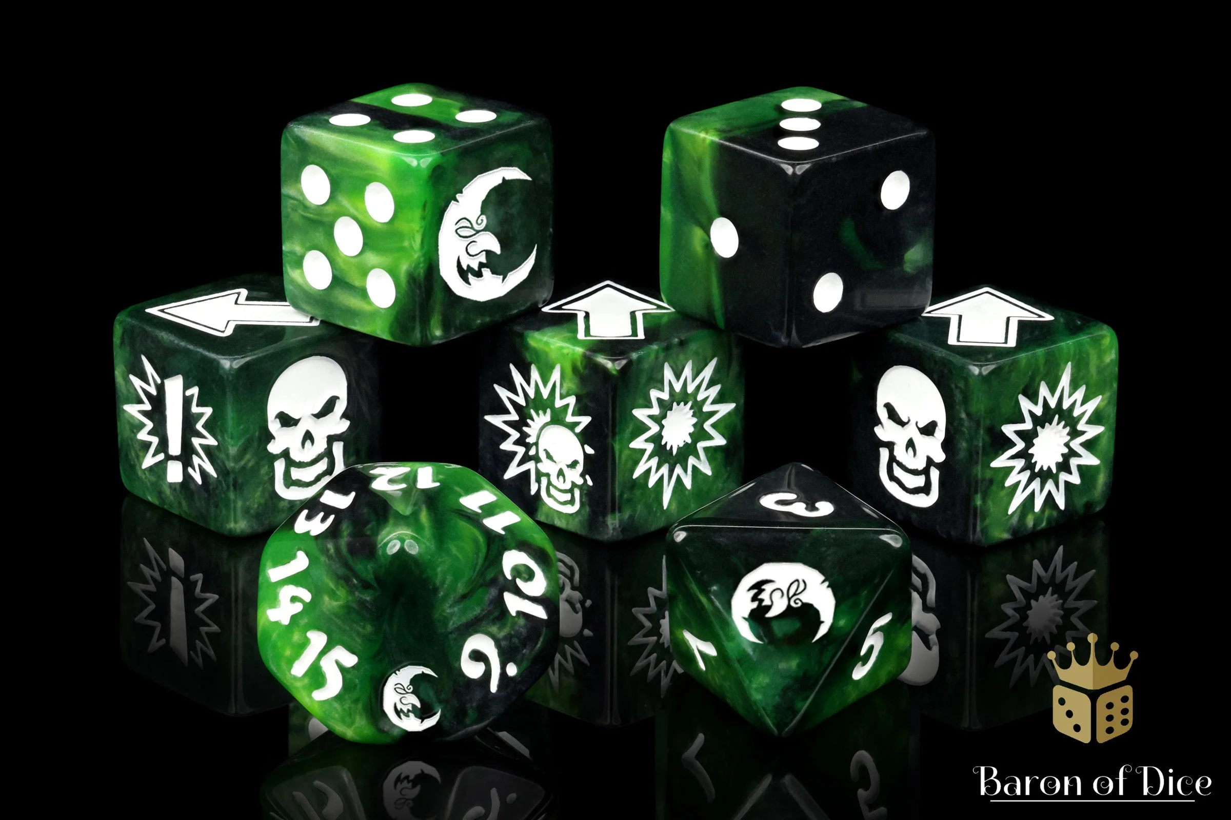 Warp Green, Football Dice Sets - Image 14